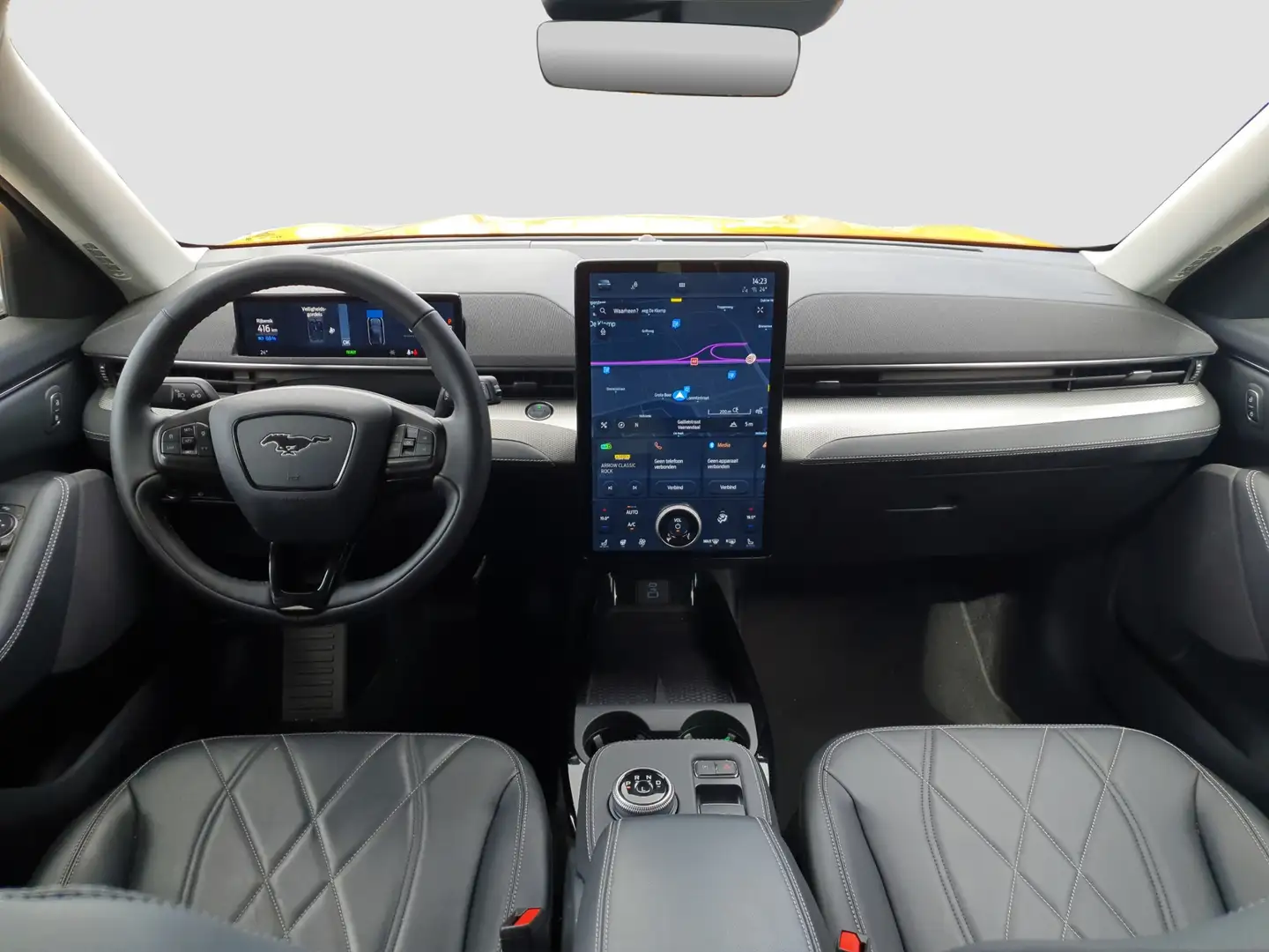 Ford Mustang Mach-E Extended RWD 98 kWh | Camera | Adap. Cruise | Carp Portocaliu - 2