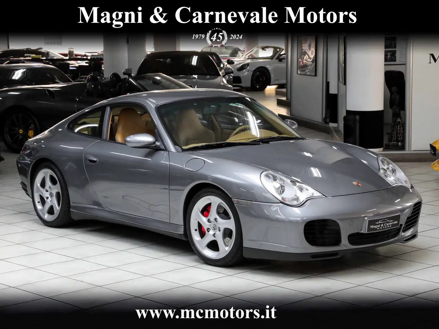 Porsche 996 CARRERA 4S|A.S.I.|BOSE|PELLE COMPLETA|BI-XENO|PDC Grau - 1