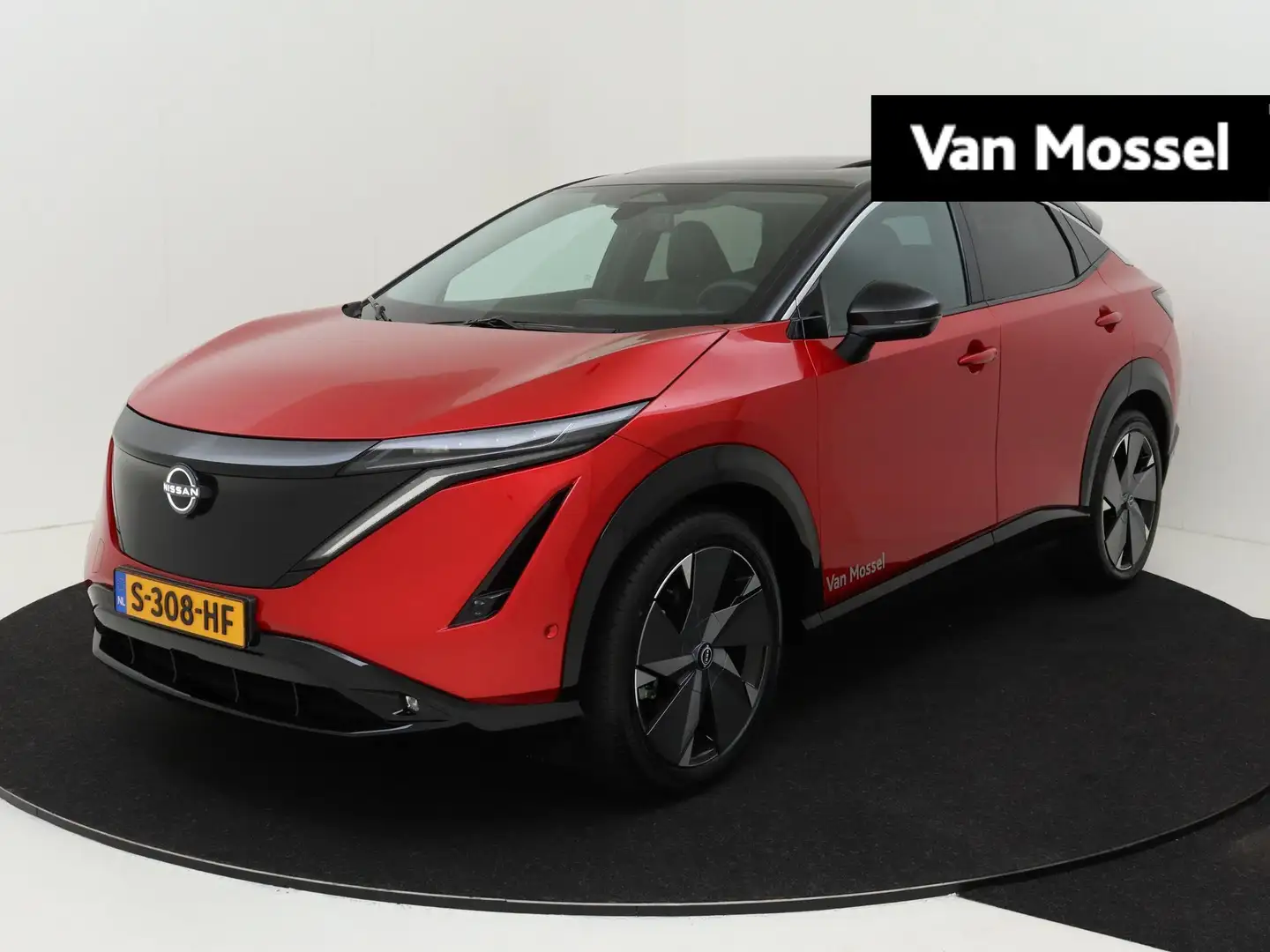 Nissan Ariya Evolve 91 kWh | Panorama-dak | Stoelverwarming/ven Червоний - 1