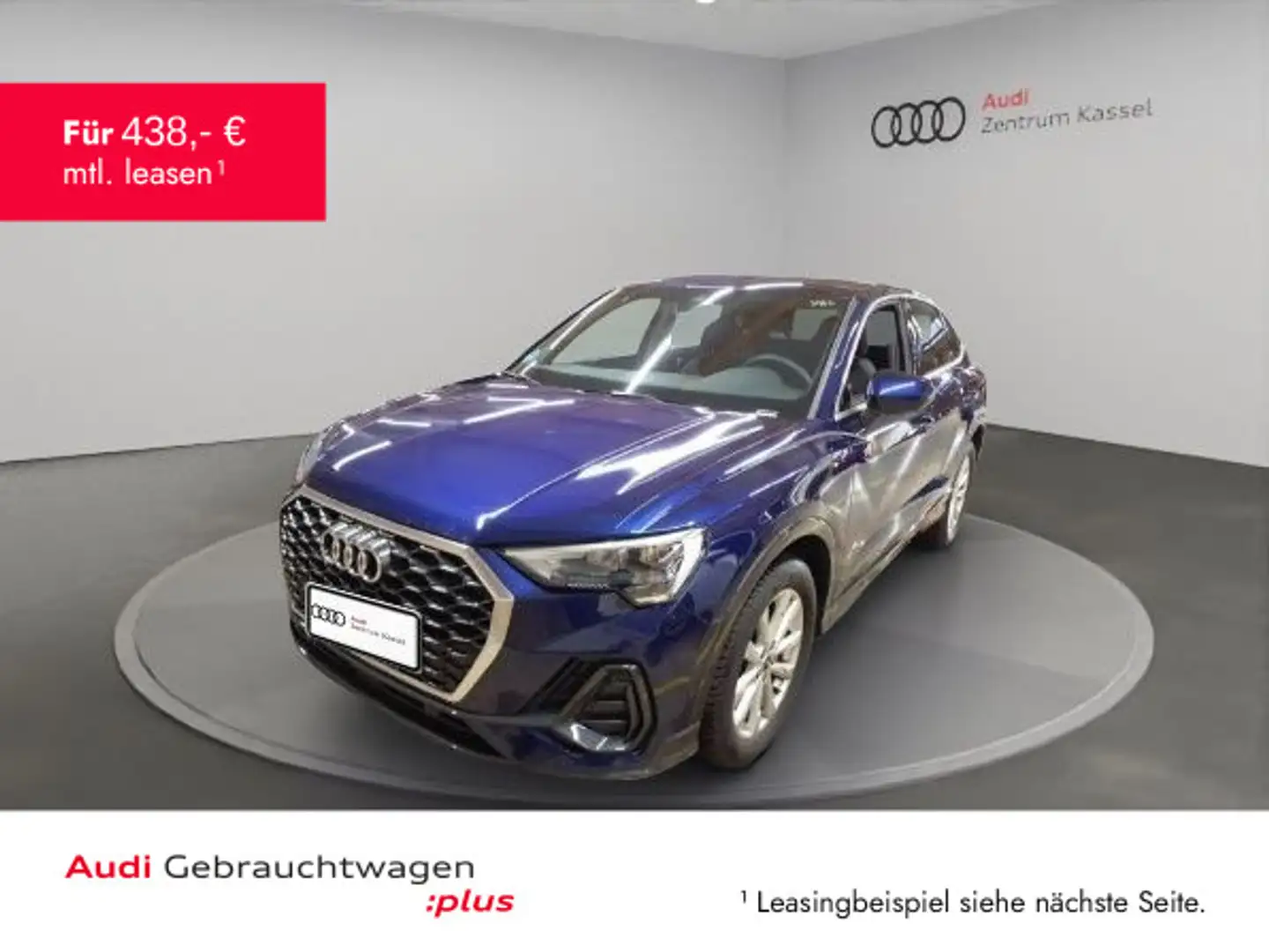 Audi Q3 SB 35 TDI LED Navi Kamera Leder CarPlay Blau - 1