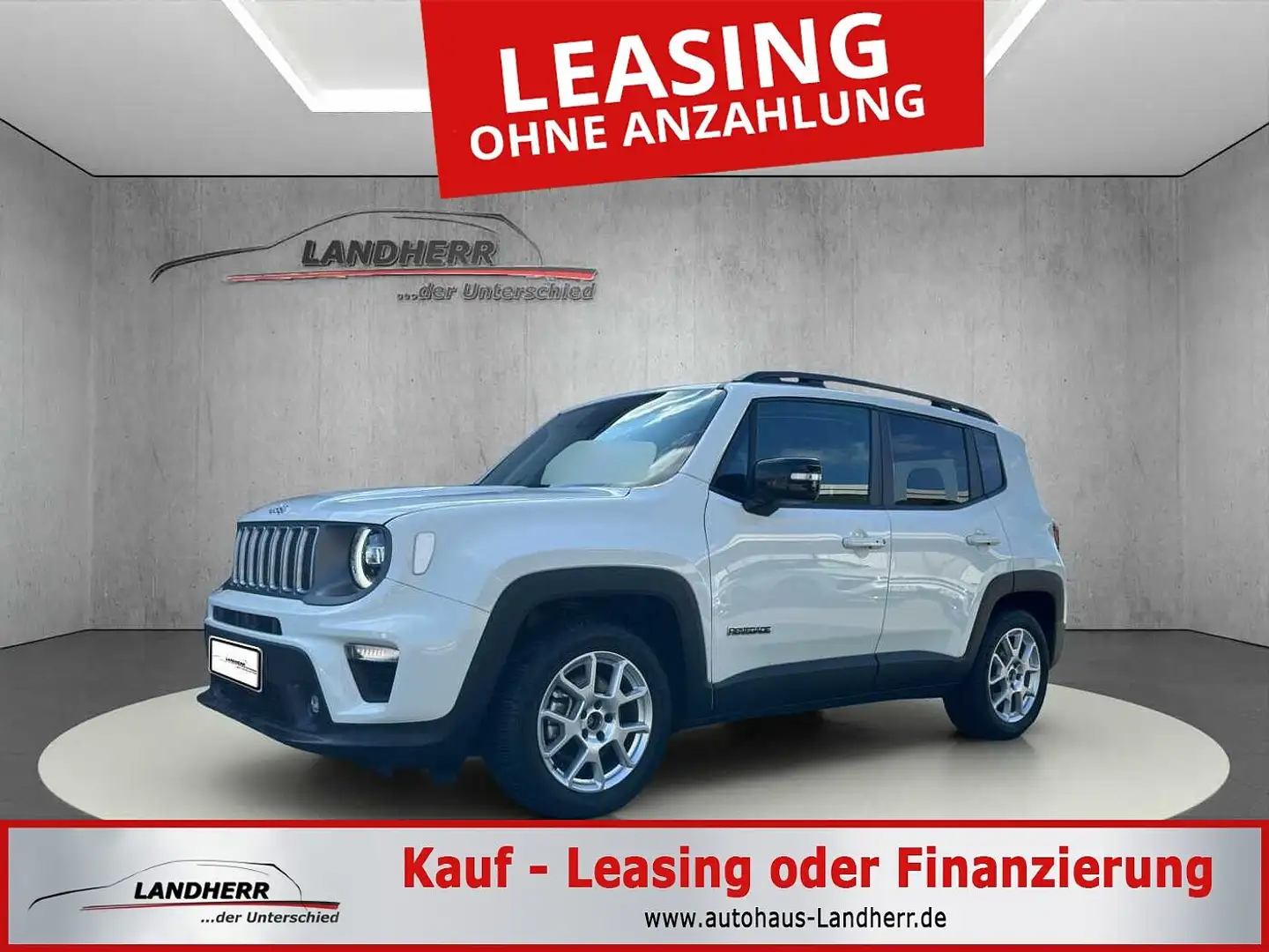 Jeep Renegade 1.5 MHEV Limited //Navi/Winterpaket/PDC Weiß - 1