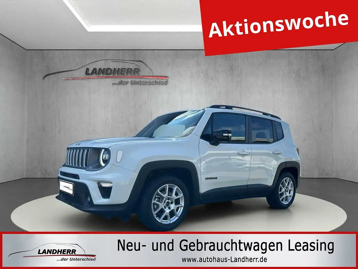 Jeep Renegade 1.5 MHEV Limited //Navi/Winterpaket/PDC Weiß - 1