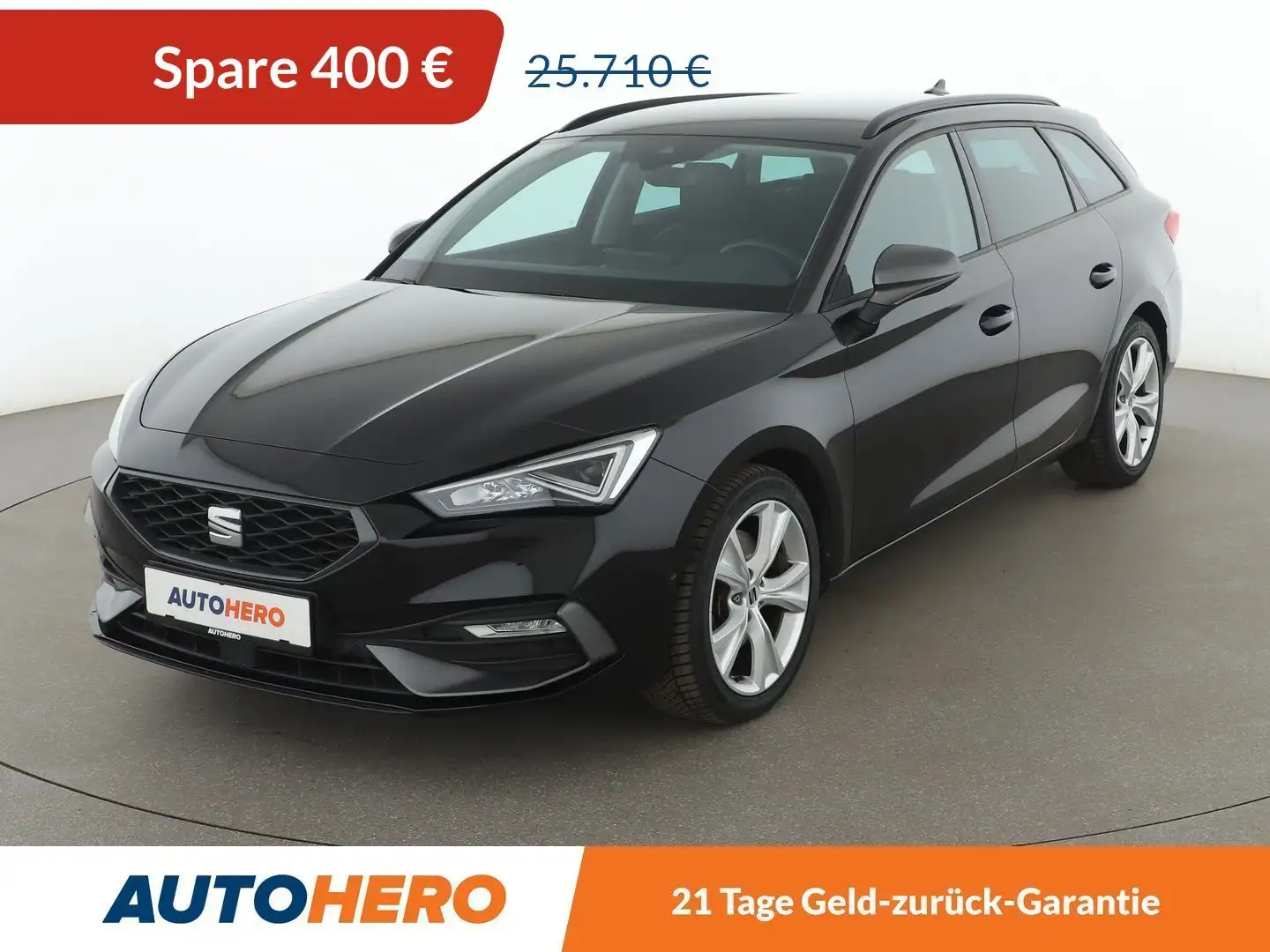 SEAT Leon 2.0 TDI FR 4Drive Aut.*NAVI*VC*LED*CAM* Schwarz - 1