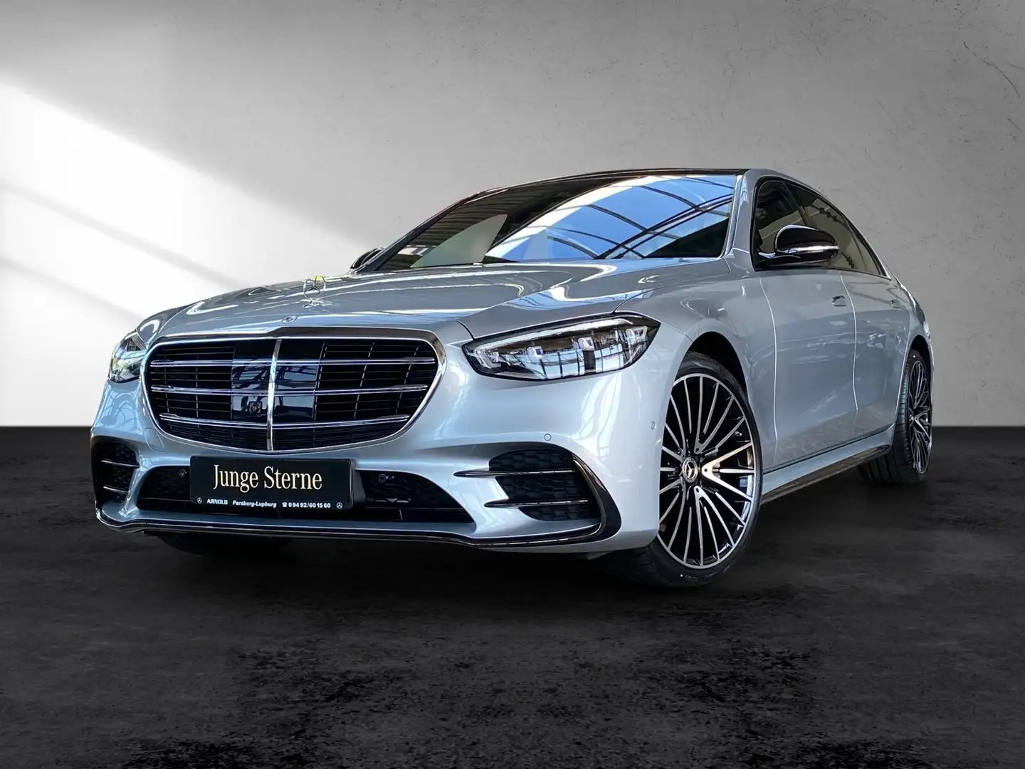 Mercedes-Benz S 580 S 580 4M lang AMG L HUD AIRM 360° Pano Fahrass-P Argent - 2