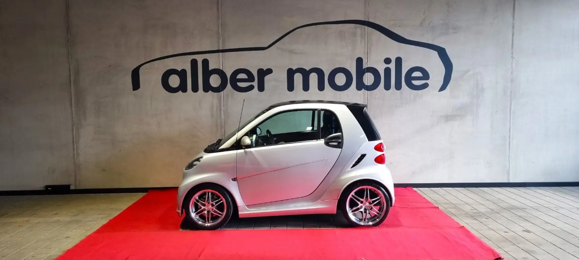 smart forTwo Fortwo coupe Brabus Xclucive Leder Pano Tempo Silber - 2