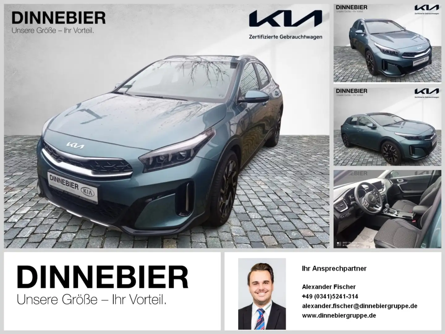 Kia XCeed 1.5T Spirit LED+Kamera+Navigation+SHZ Grau - 1