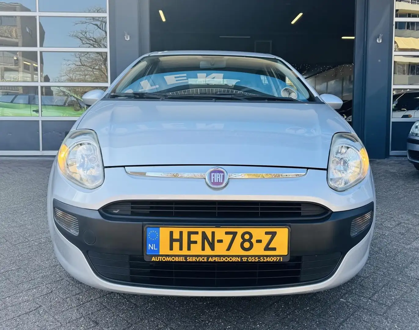 Fiat Punto Evo 1.4 Dynamic *5DRS*AIRCO*ELEKTR. RAMEN*STUURBEKR.*N Grijs - 2