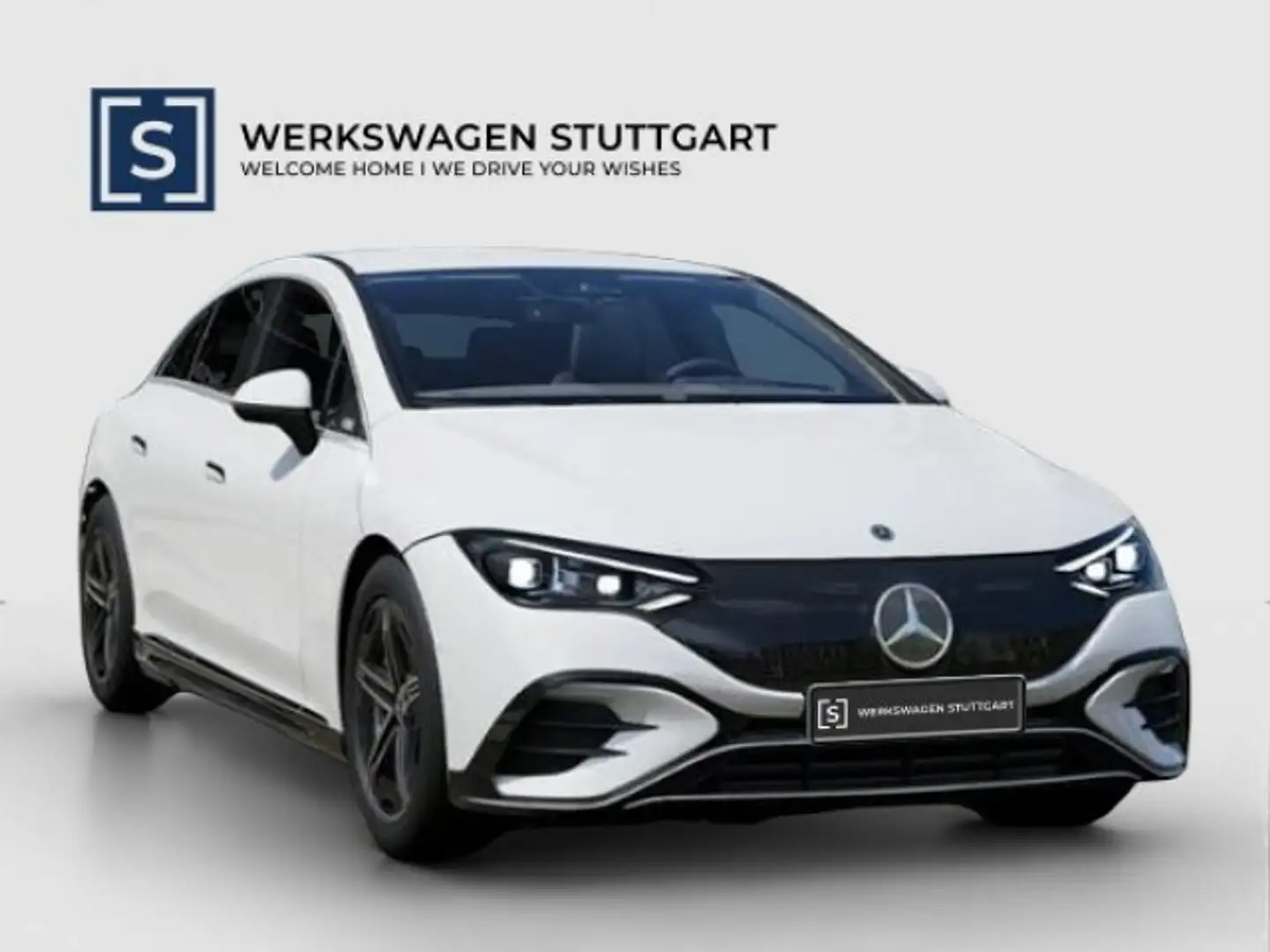Mercedes-Benz EQE 350 EQE 350 AMG Line 4Matic  Navi/Distronic/Klima Weiß - 1