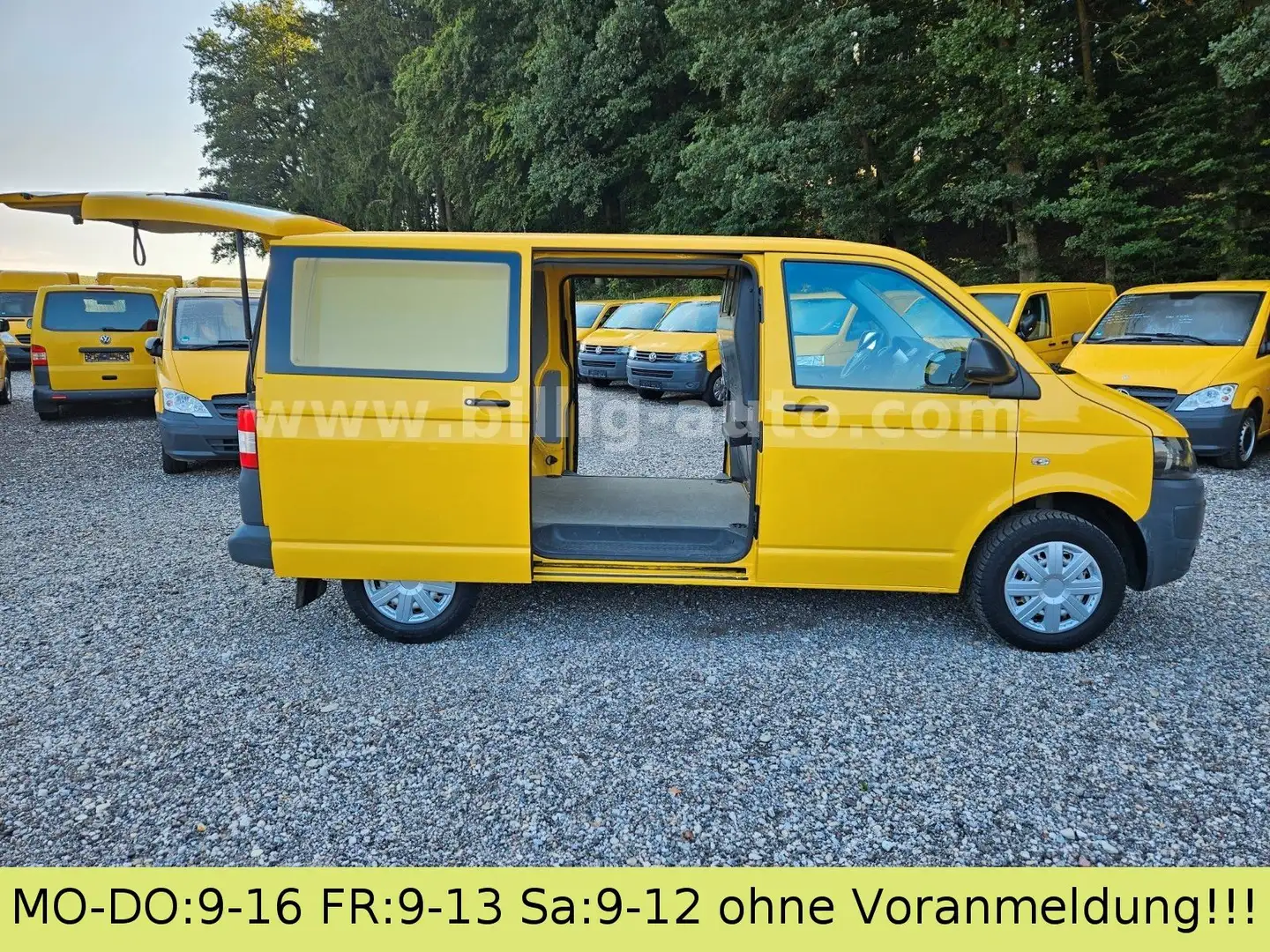 Volkswagen T5 Transporter 2.0TDI EU5*2xSchiebetüre*1.Hand* Geel - 2