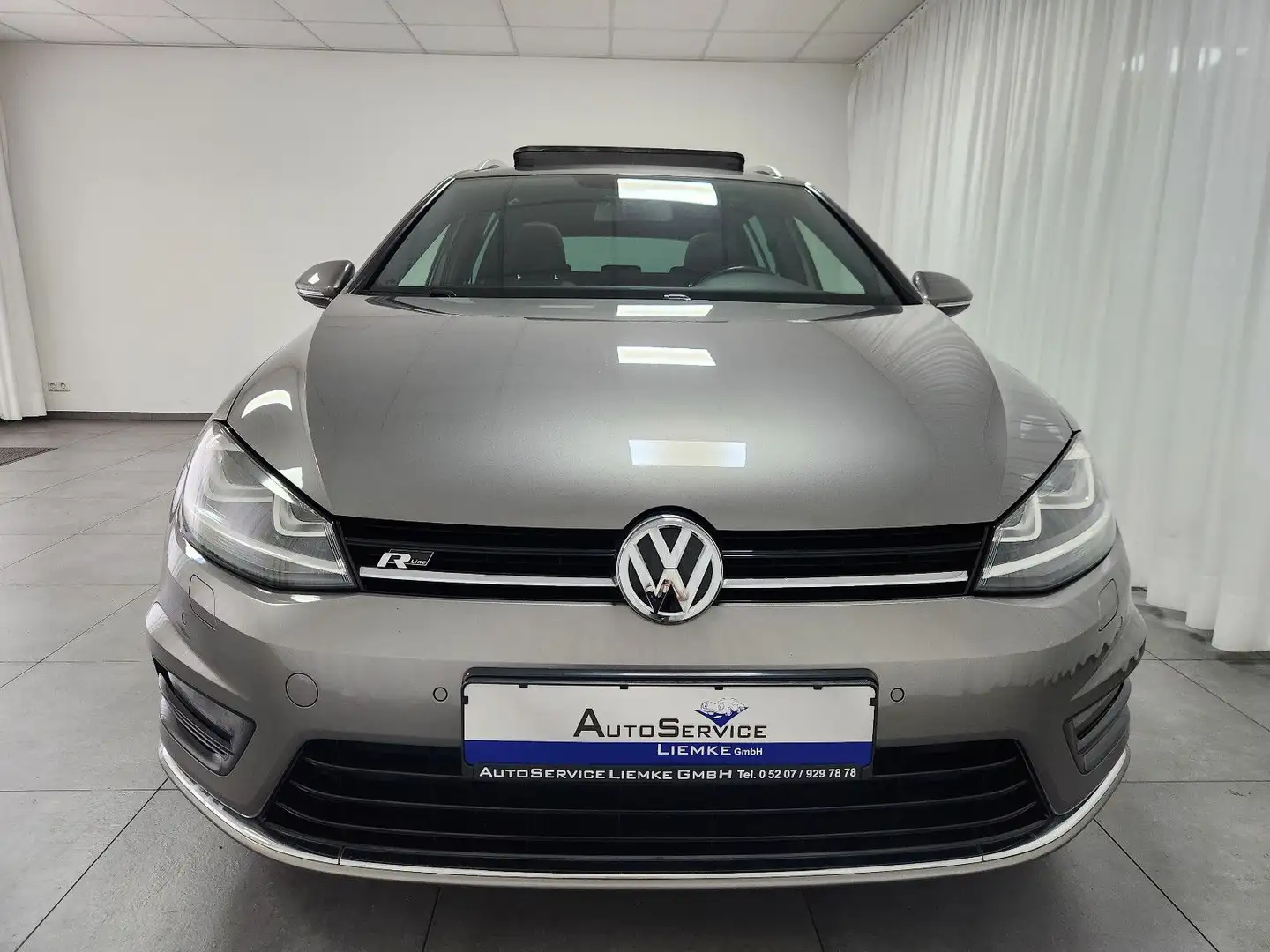 Volkswagen Golf Variant HIGHLINE 3xR-line AHK Pano SHZ NAVI Gris - 2