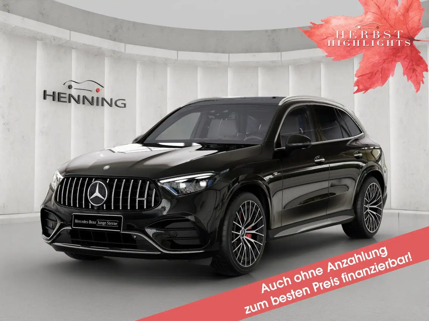 Mercedes-Benz GLC 63 AMG GLC 63 S AMG E Perf. Keyless Burmester 3D Pano Schwarz - 1