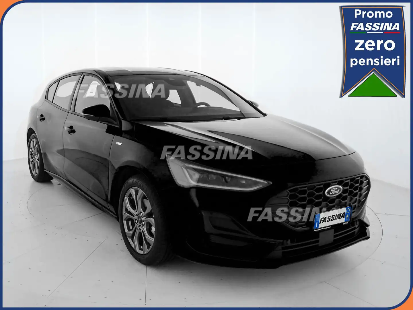 Ford Focus 1.0 EcoBoost Hybrid 125 CV 5p. ST Line Nero - 1