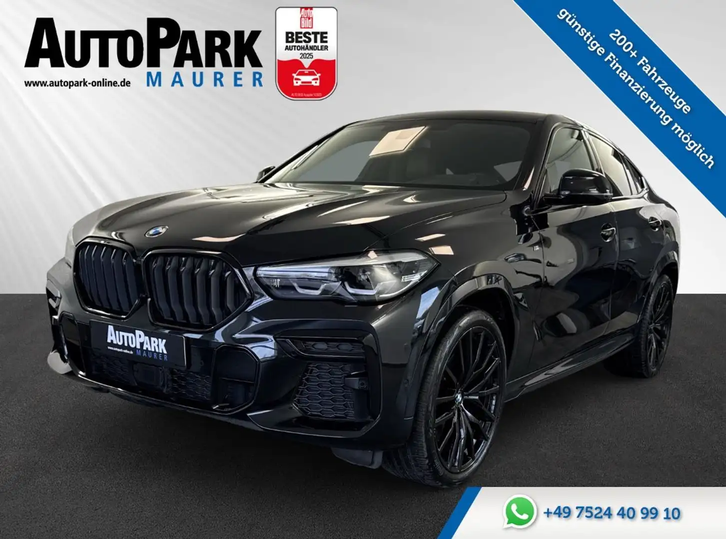 BMW X6 xDrive 40d M Sport *Akustik*Sound*Spur*Icon* Zwart - 1