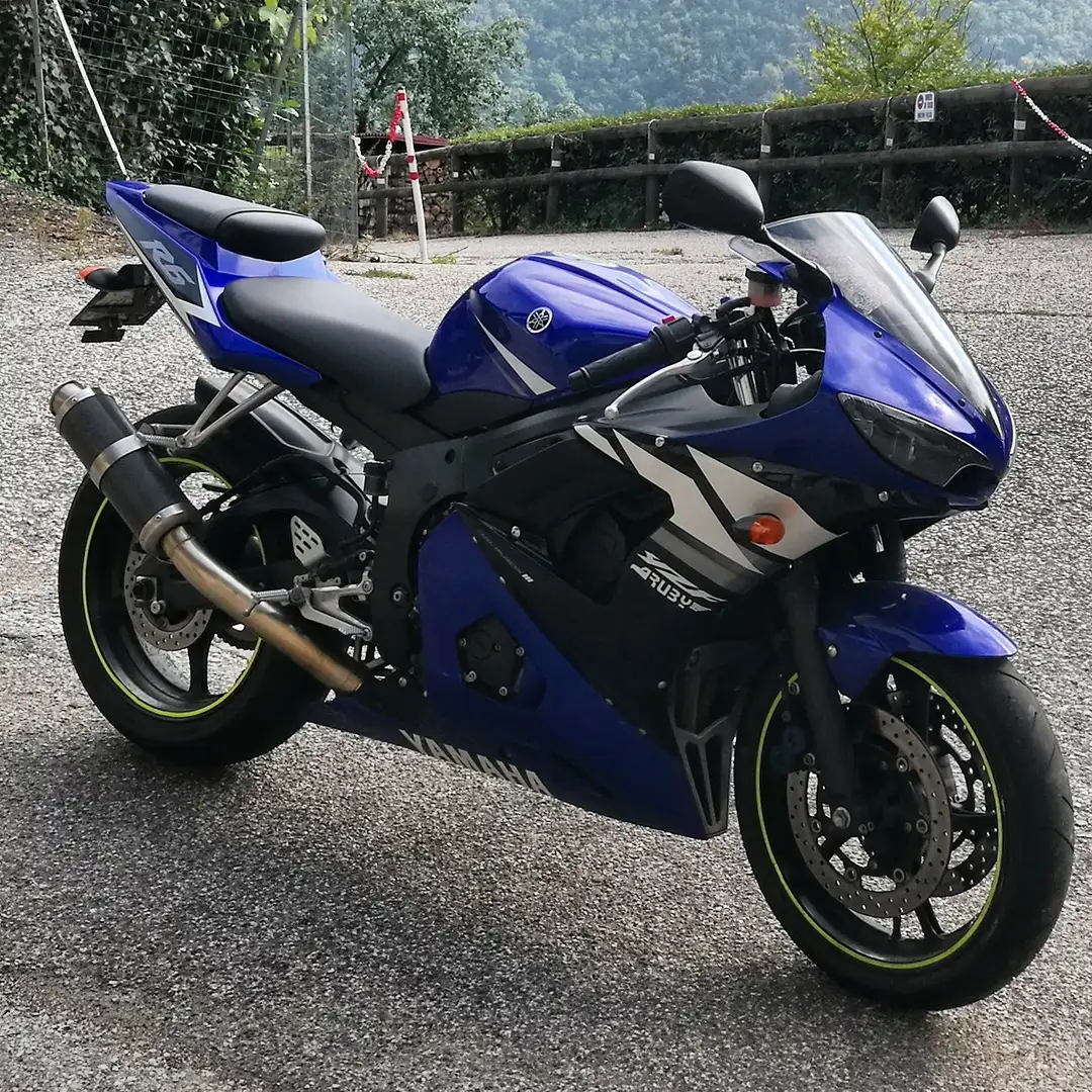Yamaha YZF-R6 Azul - 1