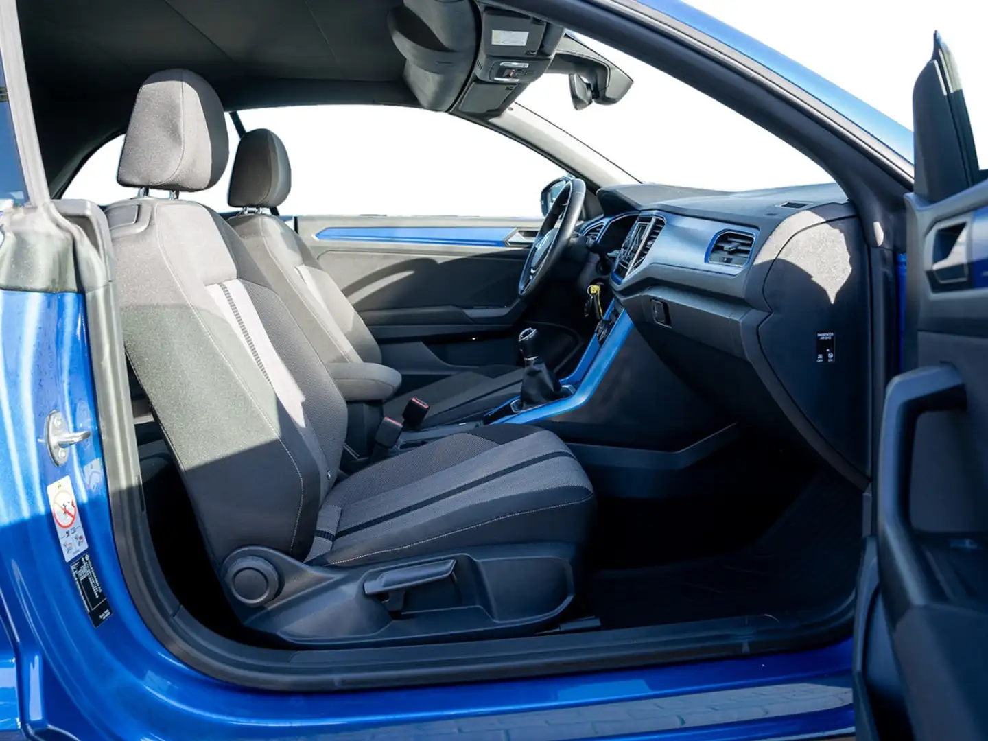 Volkswagen T-Roc Cabriolet 1.0 TSI Style KLIMA PDC STHZG Blau - 2