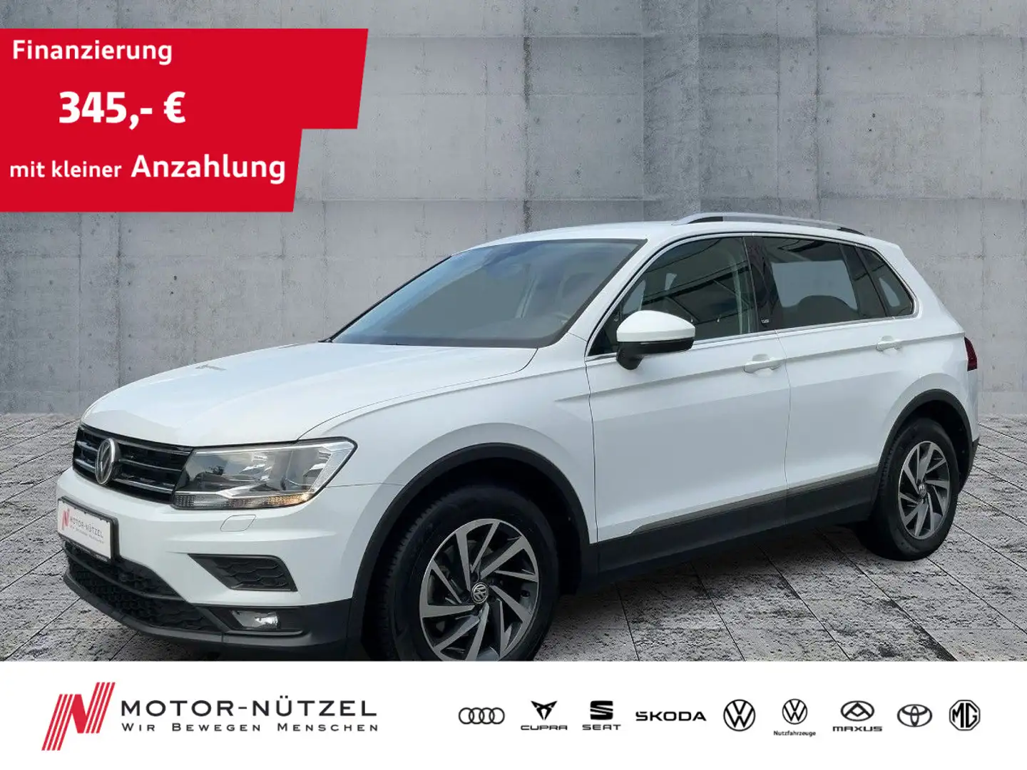 Volkswagen Tiguan 1.4 TSI SOUND NAV+ACC+APP+SHZ+PDC+NSW+17" Bianco - 1