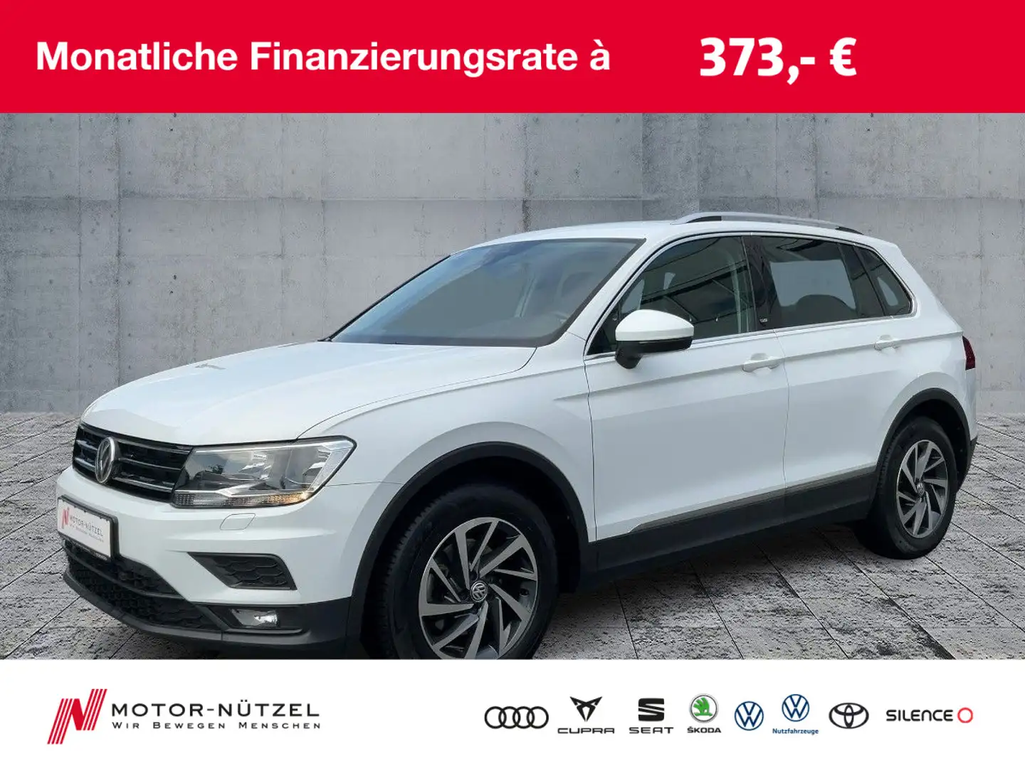 Volkswagen Tiguan 1.4 TSI SOUND NAV+ACC+APP+SHZ+PDC+NSW+17" Wit - 1