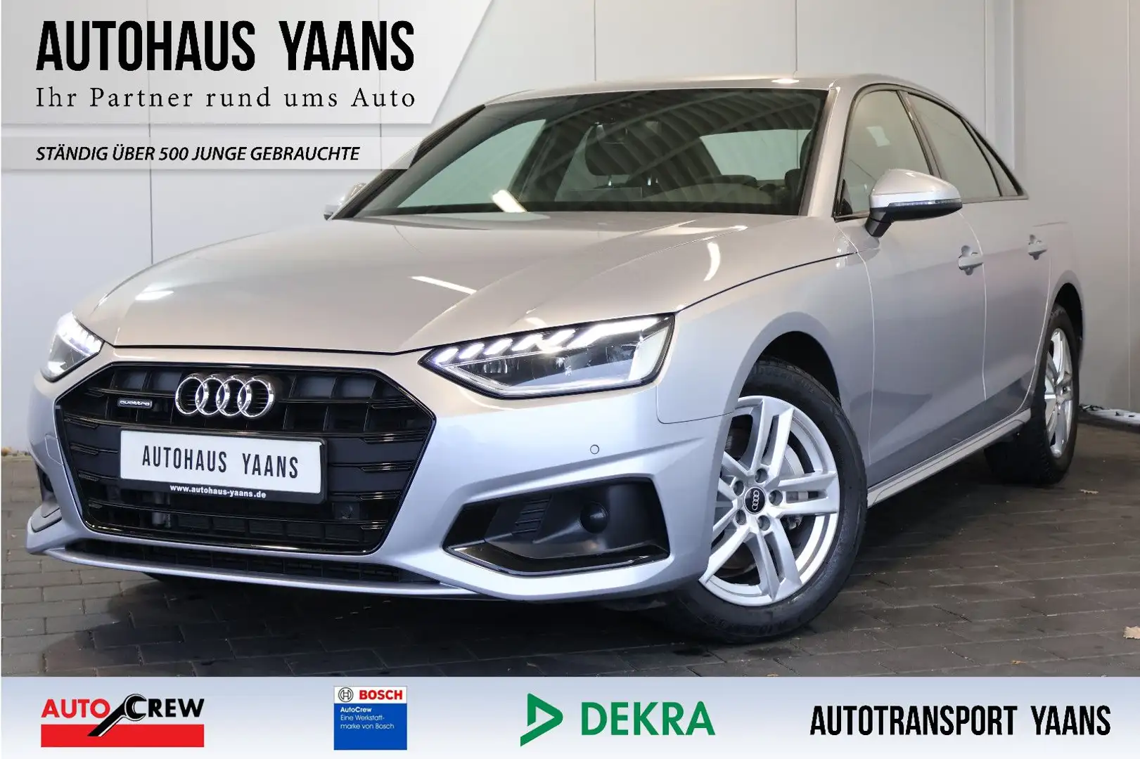 Audi A4 40 TDI quattro advanced VIRTUAL+KAM+LED+17" Silber - 1