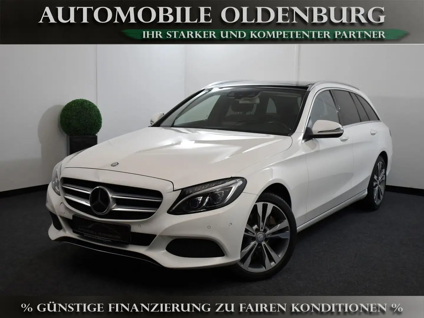 Mercedes-Benz C 250 d T Avantgarde *Distro+*Pano*AHK*BURM*AIR* Blanc - 1
