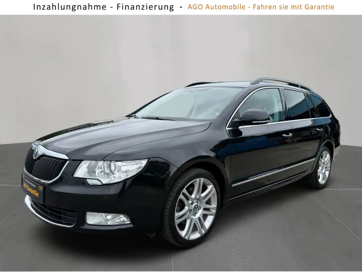 Skoda Superb Combi Elegance *Scheckheft *AHK Zwart - 1
