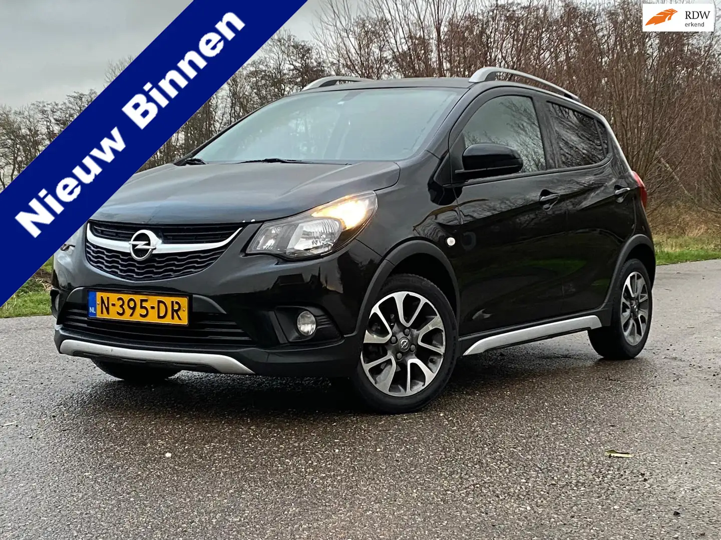 Opel Karl 1.0 Rocks Online Edition 5DRS Airco Cruise Control Noir - 1