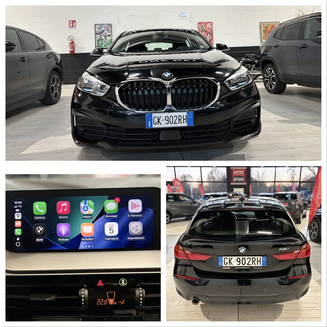 BMW 116 i *NO OBBLIGO FNANZIAMENTO* 1.5 110CV AZIENDALE Nero - 1