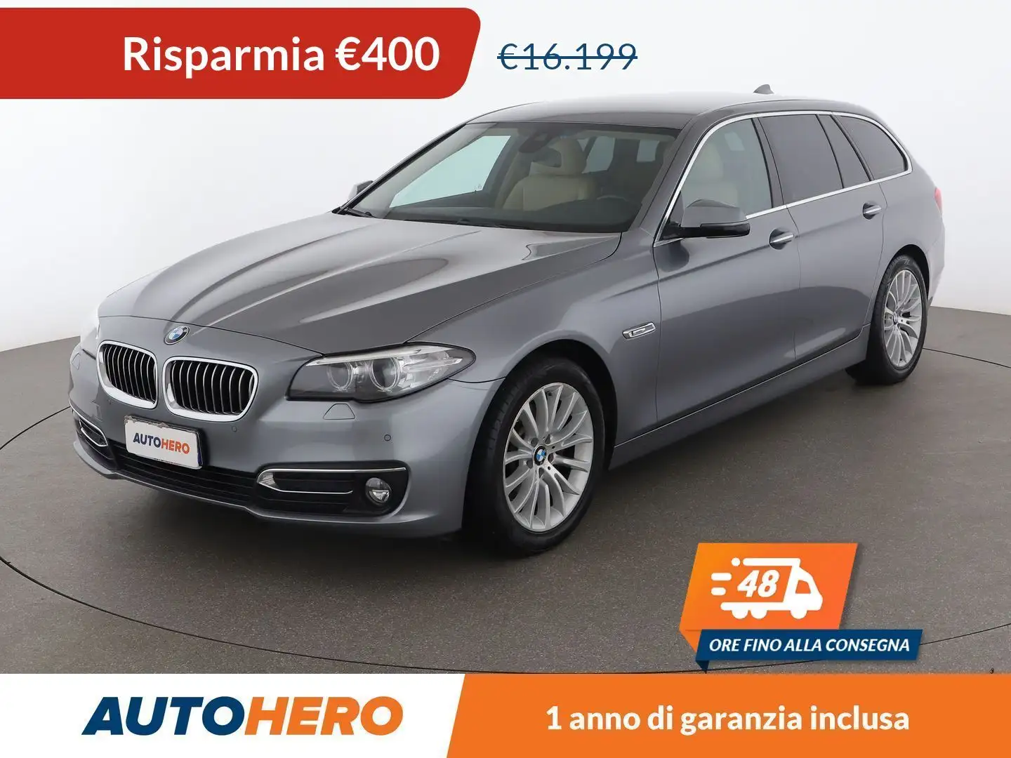 BMW 520 520d Luxury Touring Ezüst - 1