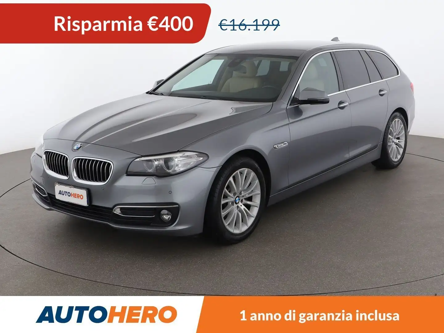 BMW 520 520d Luxury Touring Argento - 1