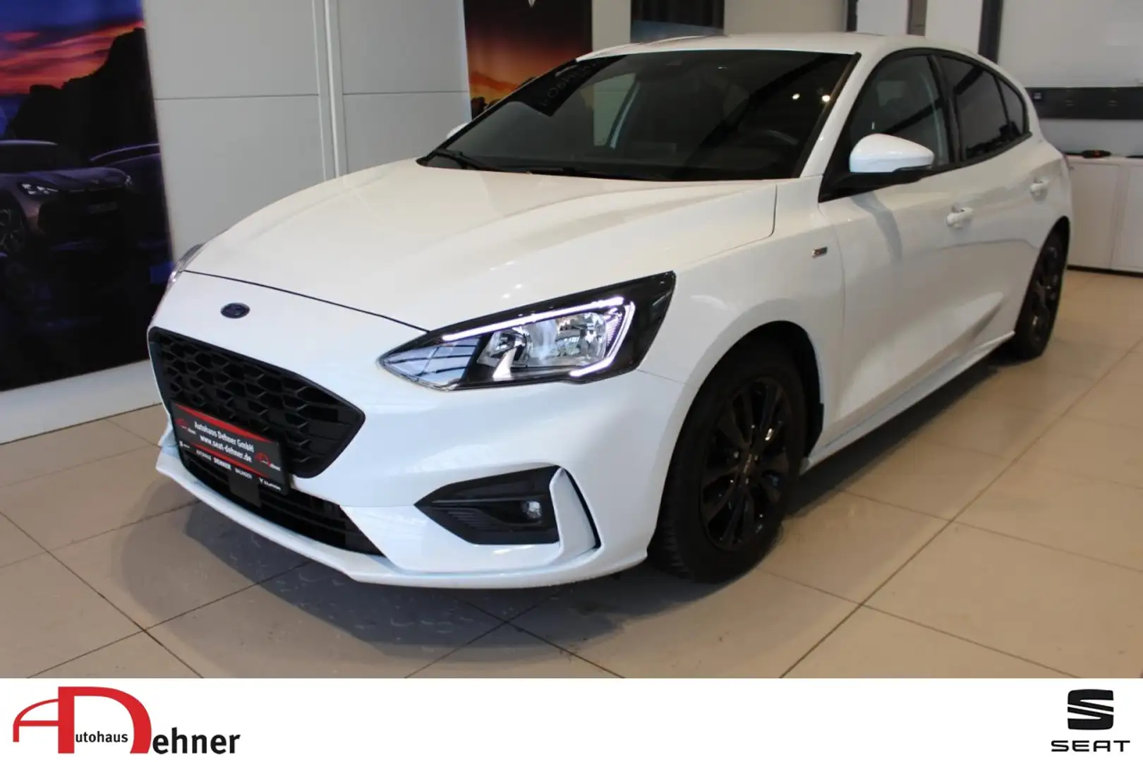 Ford Focus ST-Line 1.0 EcoBoost Klima Navi Einparkhilfe Blanc - 1