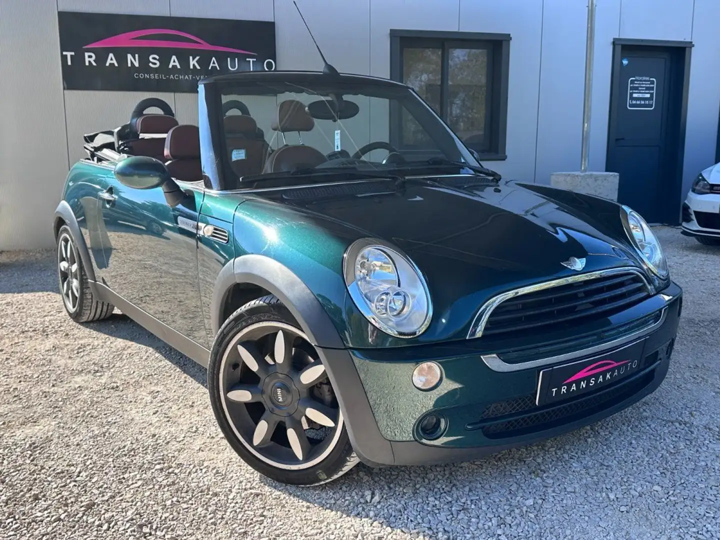 MINI One Cabriolet 1.6 BVM5 Série Limitée Sidewalk / British Racing Green / Origine France Vert - 1