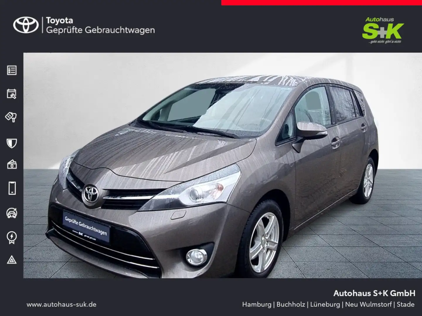 Toyota Verso 1,8 VVT-i Edition-S+*Xenon*R-Kamera*Sitzheizung* Bronze - 1