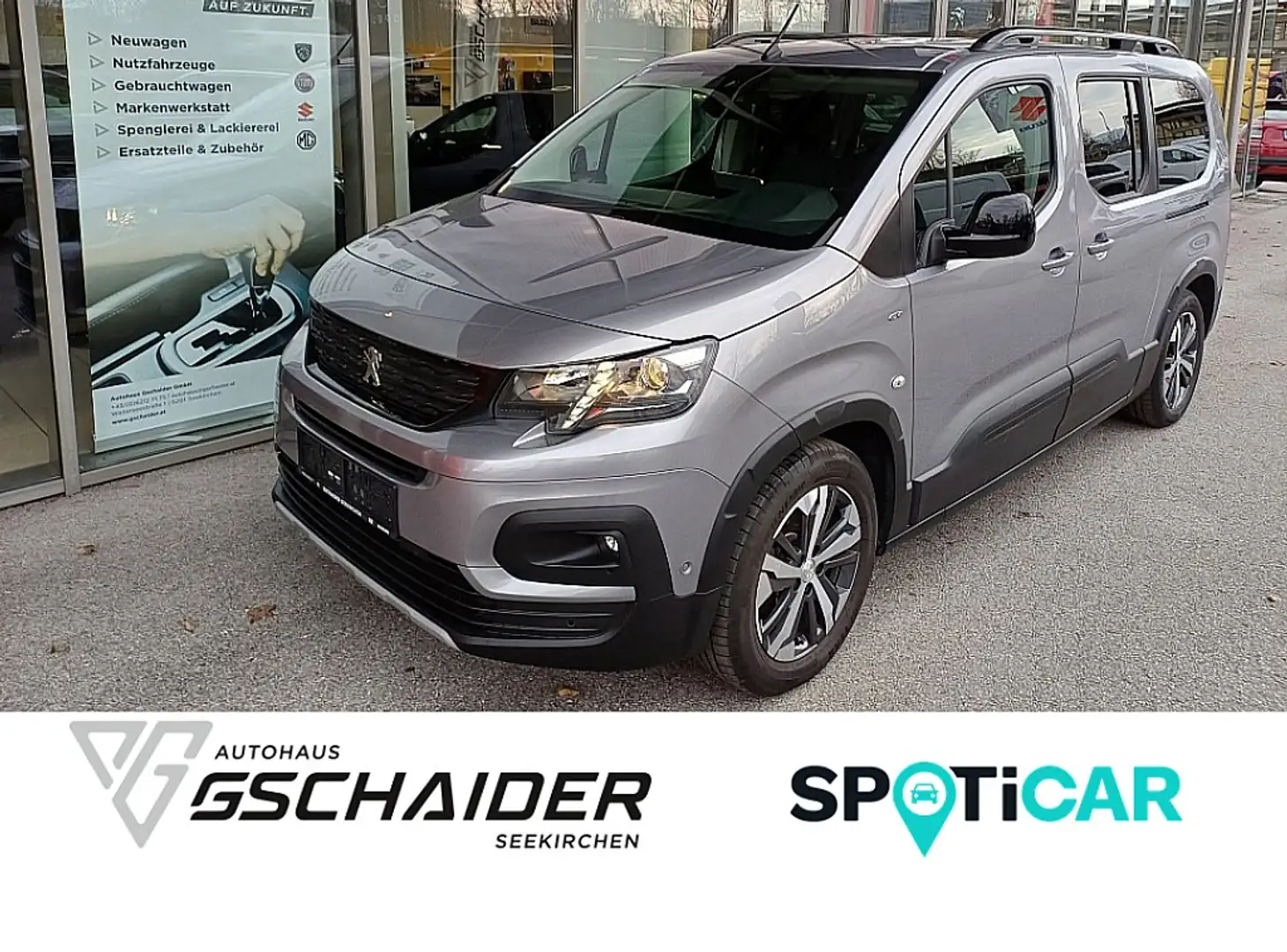 Peugeot Rifter Lang GT Batterie 50kWH Grey - 1