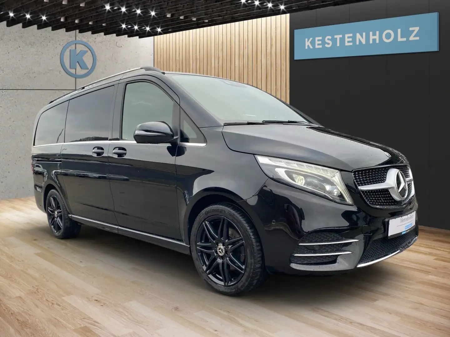 Mercedes-Benz V 300 V 300 d 4M LANG *AMG*PANO*STHZ*360°*6xSITZKLIMA* Schwarz - 2