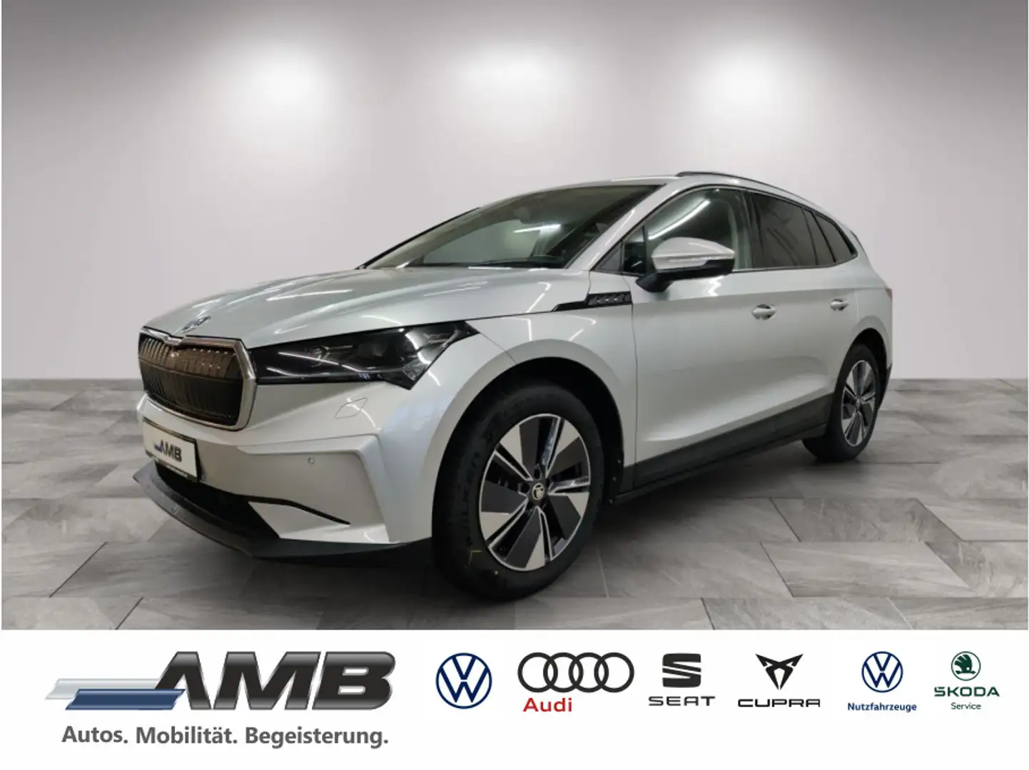 Skoda Enyaq 60 Loft/Matrix/ACC/Navi/RFK/Wärmepumpe Silber - 1