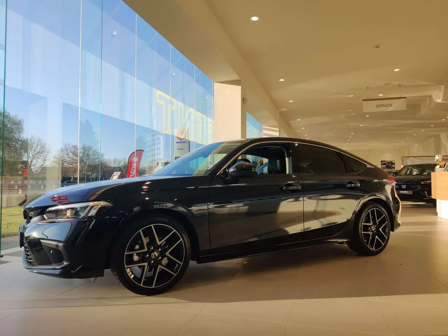 Honda Civic 2.0 Hybrid eCVT Advance / NIEUWE WAGEN Noir - 1