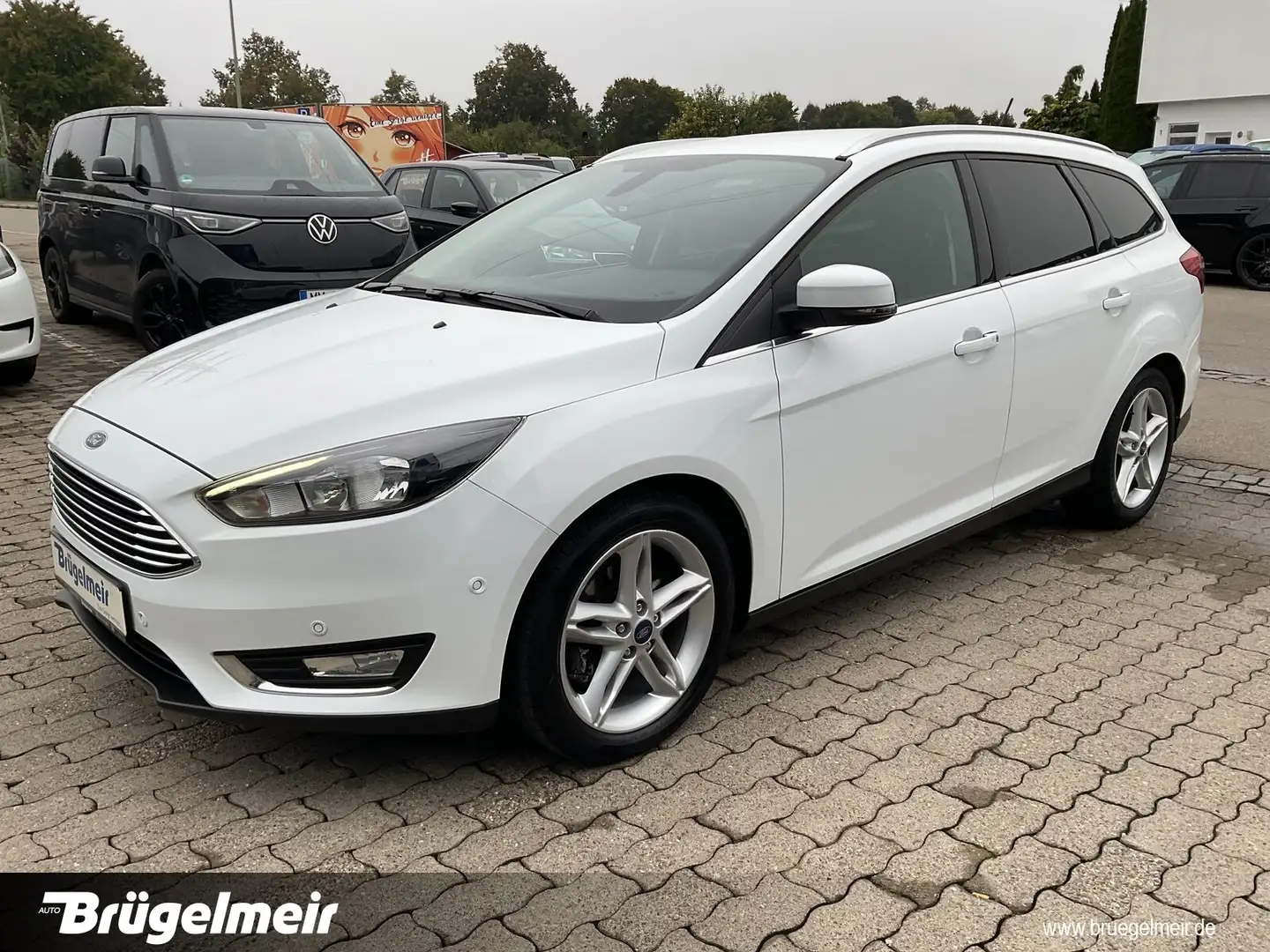 Ford Focus Focus Turnier 1.5 Titanium S+NAVI+KAM+PDC+SHZ+17 Weiß - 2