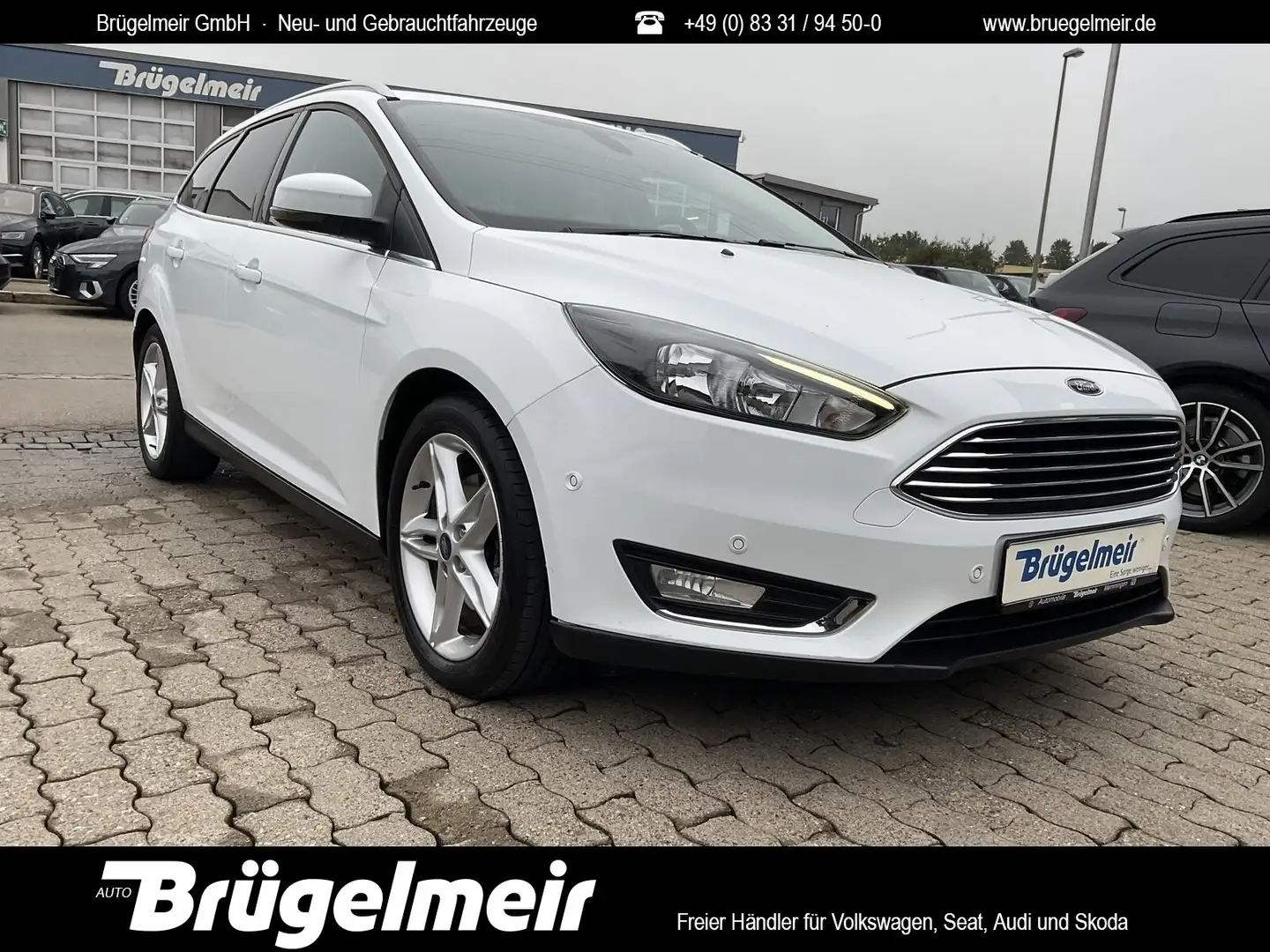 Ford Focus Focus Turnier 1.5 Titanium S+NAVI+KAM+PDC+SHZ+17 Weiß - 1