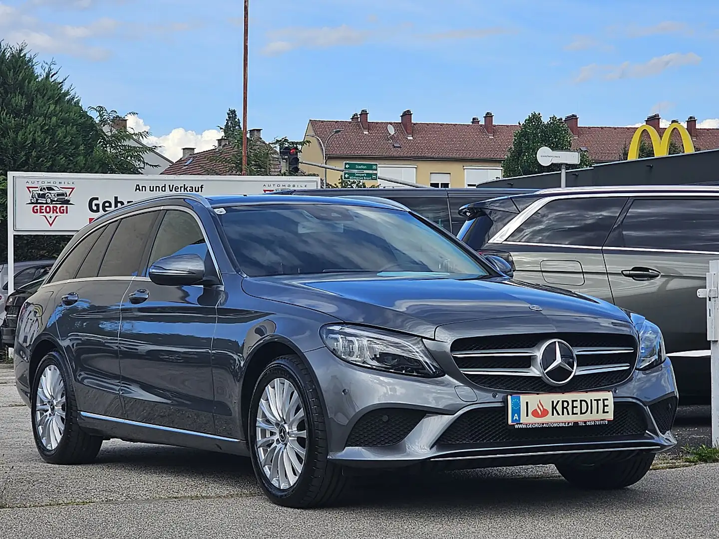 Mercedes-Benz C 220 d T 4MATIC Aut.Pickerl+Service-OK AHK WR SR Grau - 1