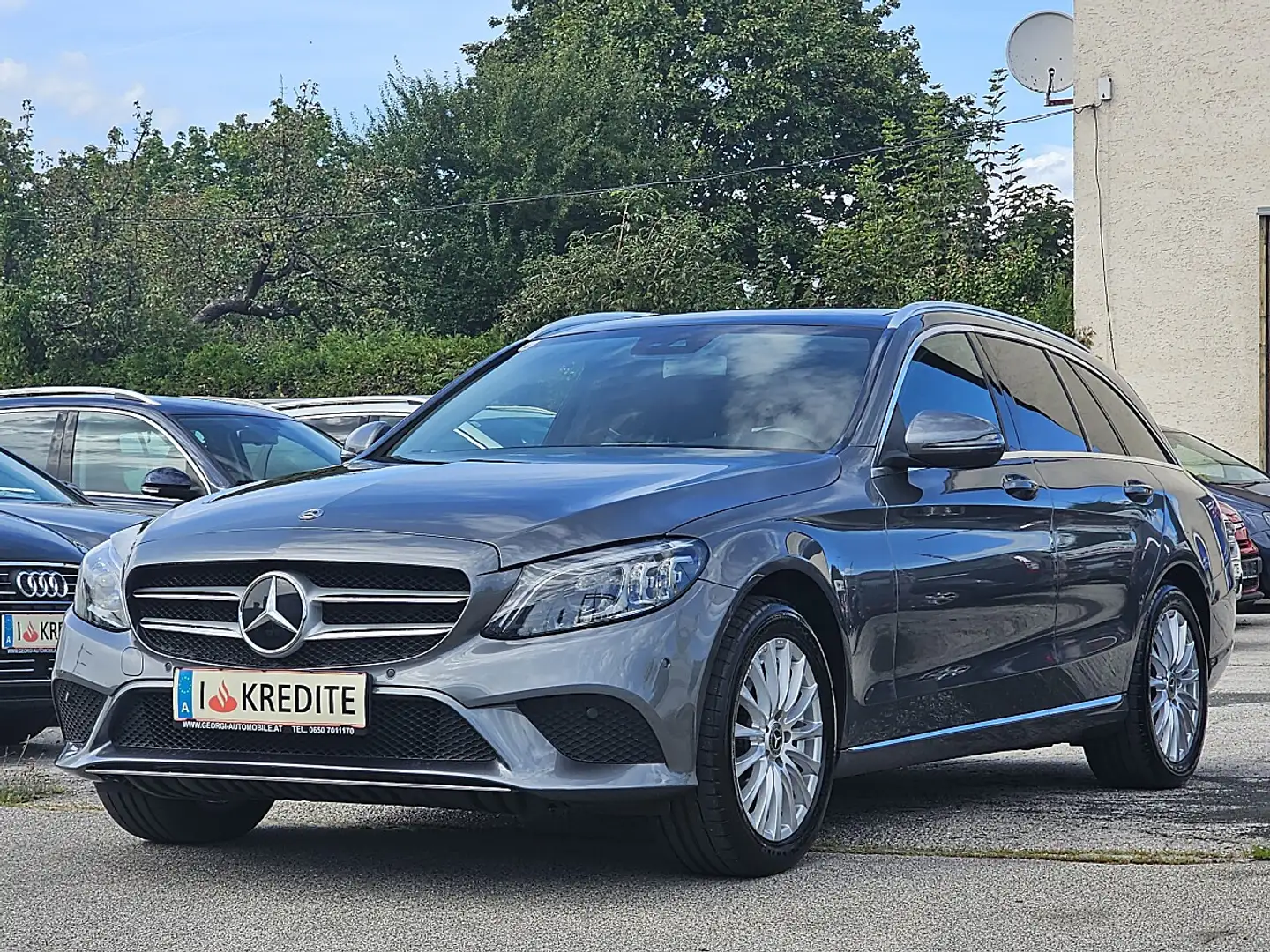 Mercedes-Benz C 220 d T 4MATIC Aut.Pickerl+Service-OK AHK WR SR Grau - 2
