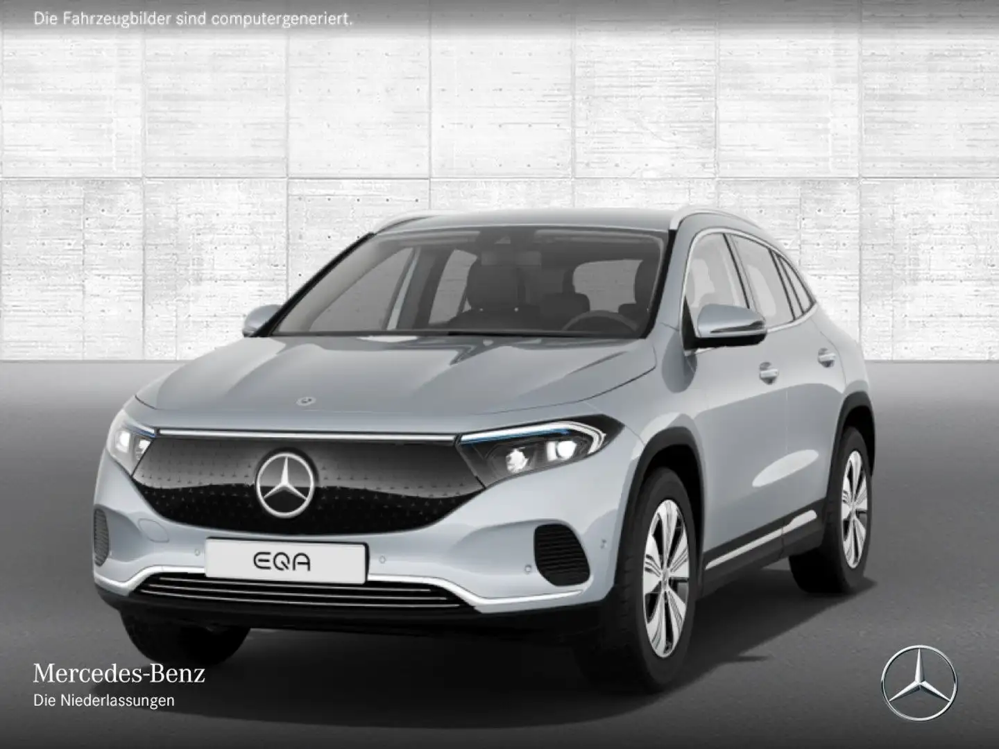 Mercedes-Benz EQA 300 4M PROG+PLUS-PAKET+KAMERA+KEYLESS+SPUR Plateado - 2
