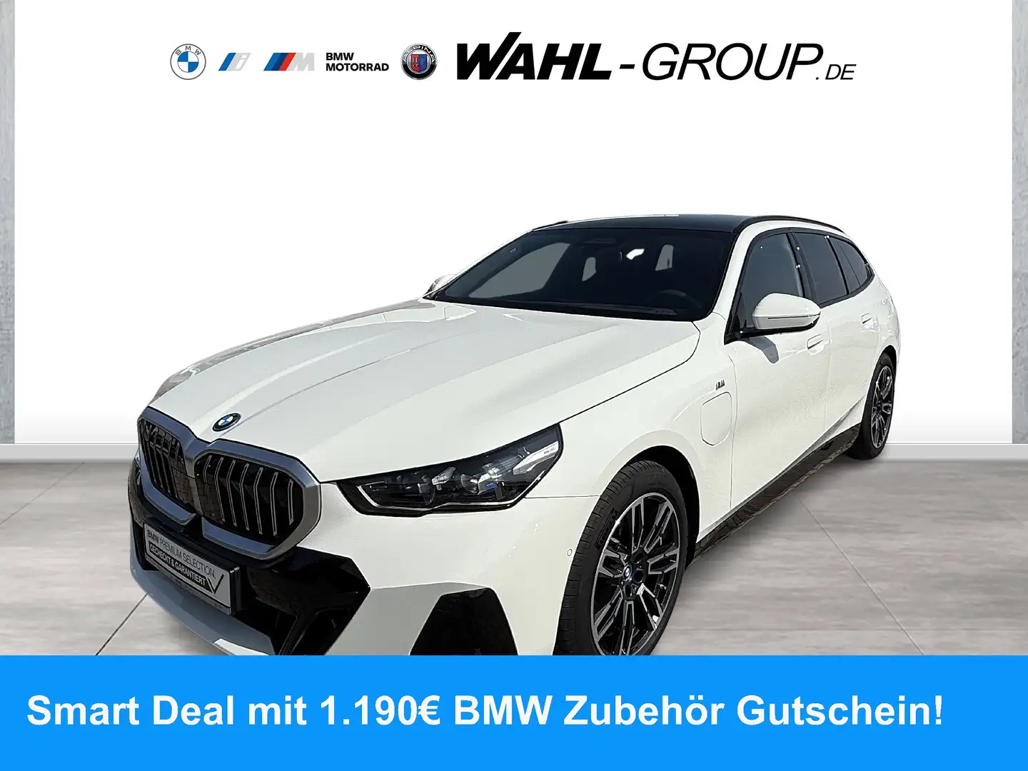 BMW 530 e xDrive Touring M Sportpaket Head-Up DAB Wit - 1