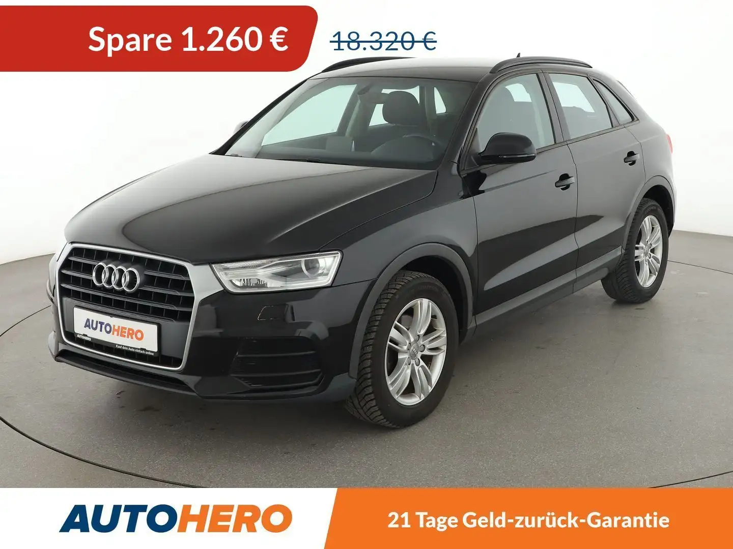 Audi Q3 1.4 TFSI ACT Aut.*NAVI*TEMPO*BI-XENON*PDC*SHZ* Schwarz - 1