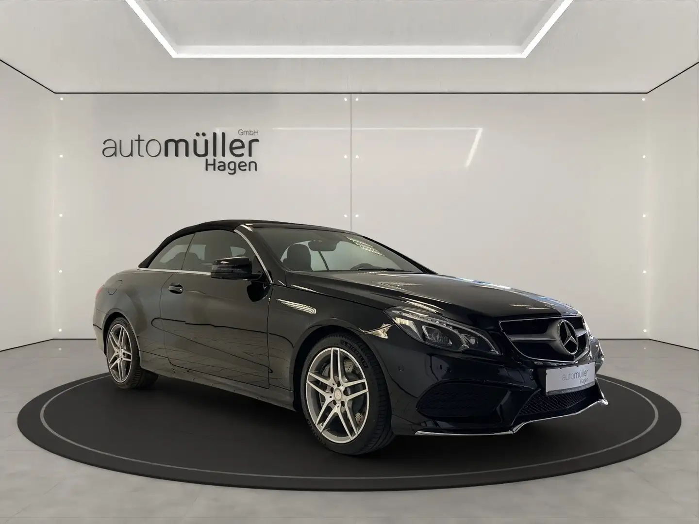 Mercedes-Benz E 500 CGI Cabrio AMG|360|H K|LED|Memory Schwarz - 1