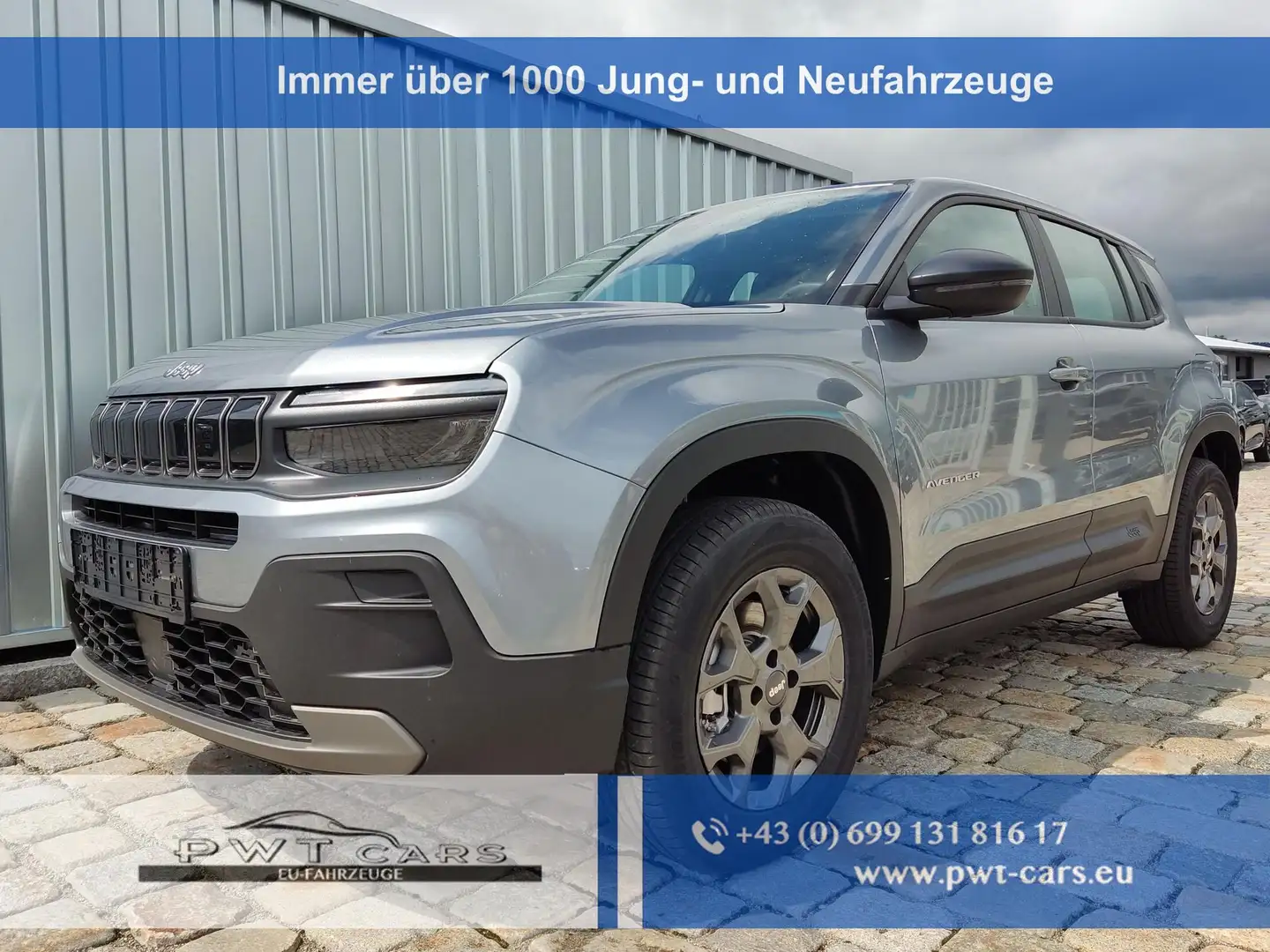 Jeep Avenger Longitude 1.2 e-Hybrid 110 PS DCT AndroidAuto/A... Grau - 1