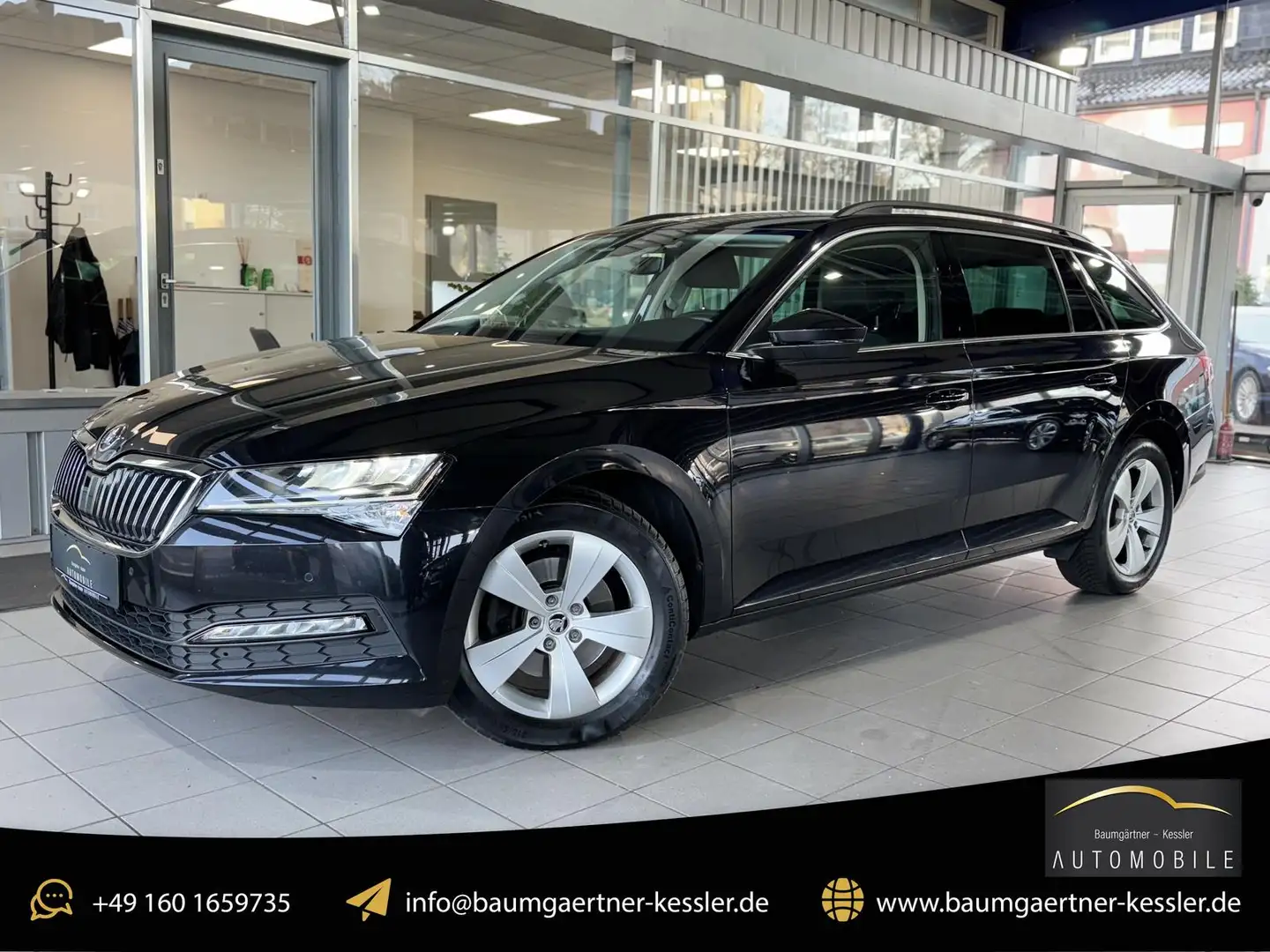 Skoda Superb 2.0TDI DSG LED VIRTUAL NAVI KAMERA ACC Noir - 1