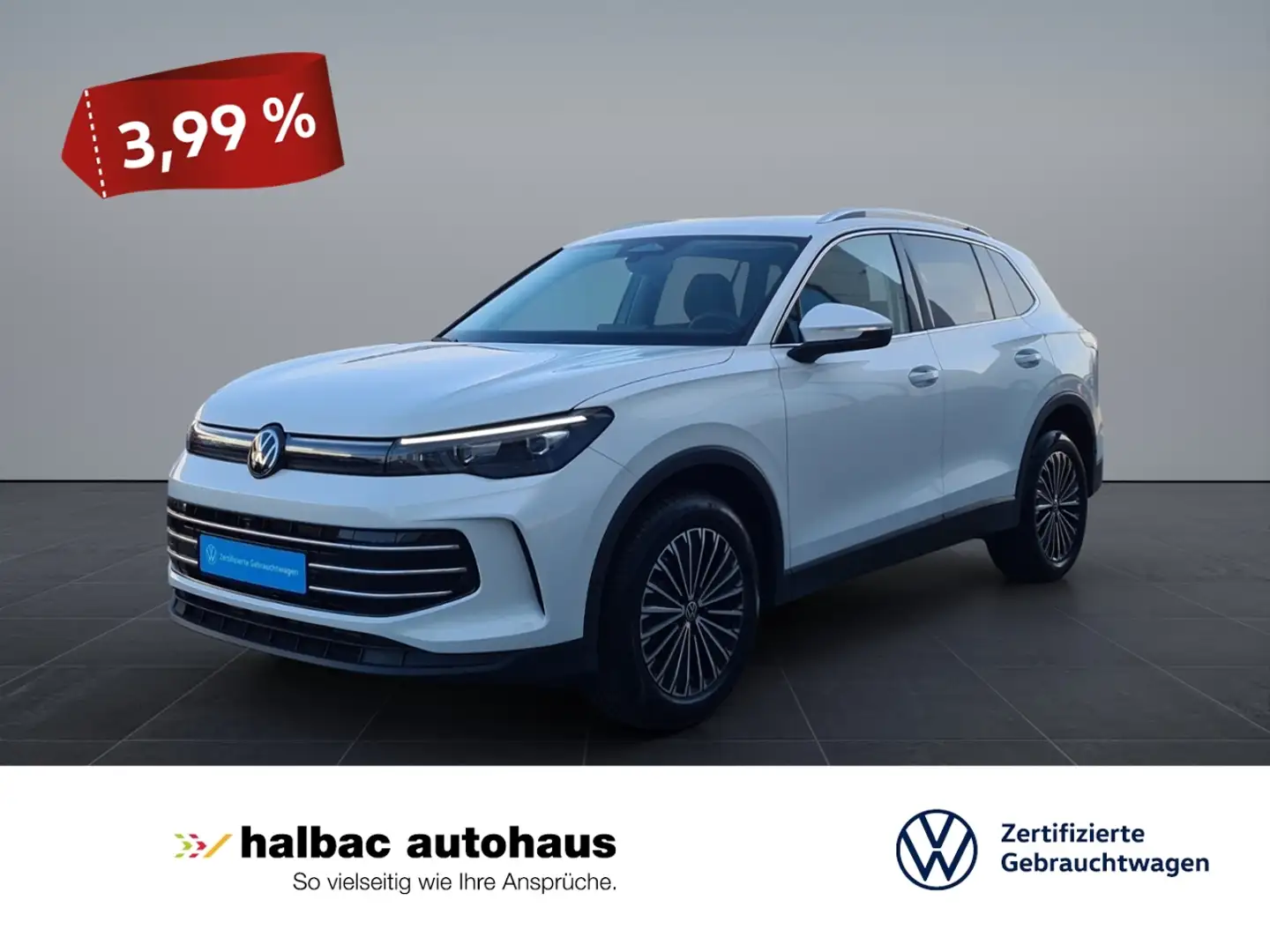 Volkswagen Tiguan 2.0 TDI DSG 4Mo Elegance+AHK+NAVI+LED+DCC+WR+PDC+ Blanc - 1