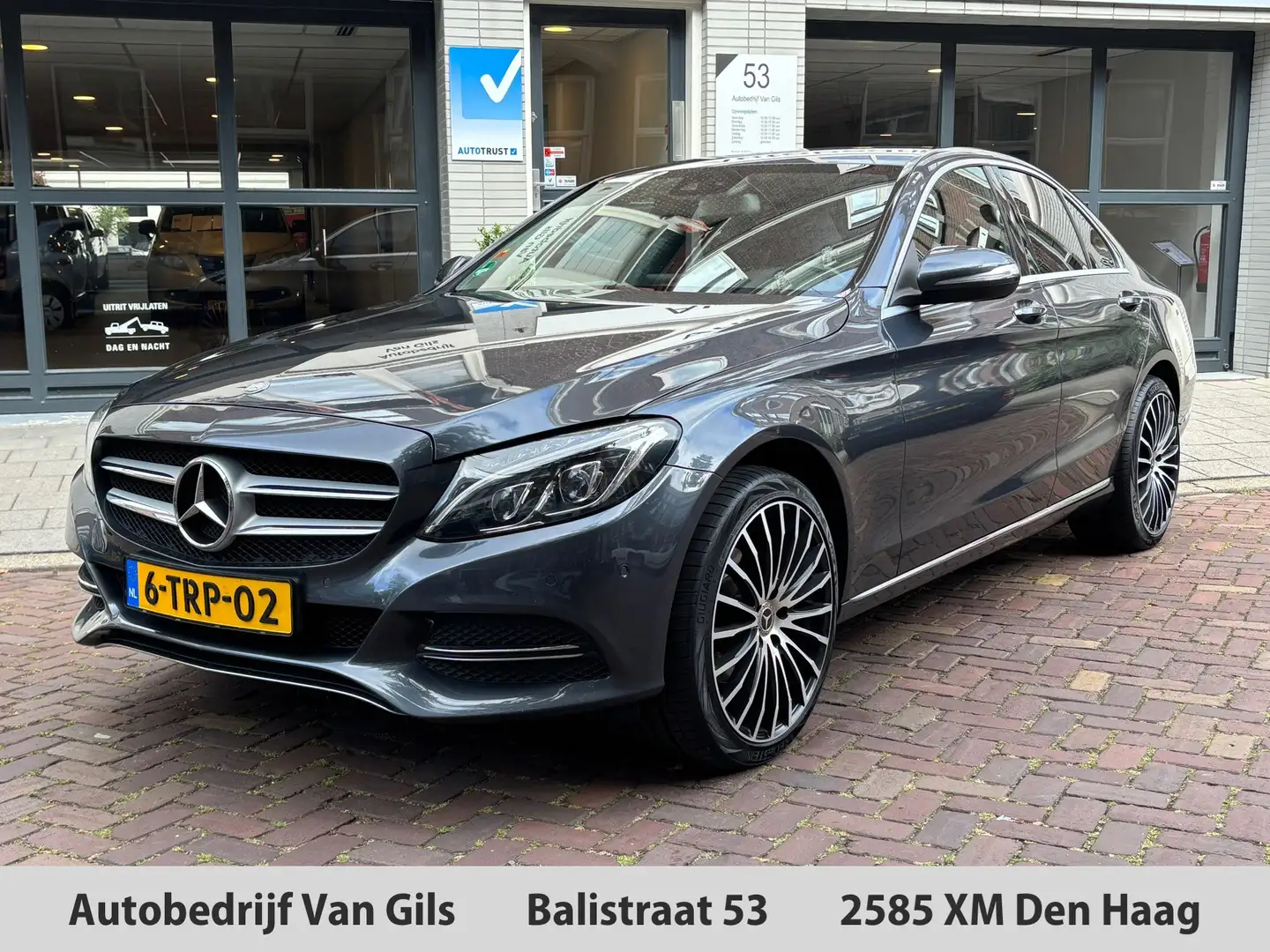 Mercedes-Benz C 220 CDI Ambition Comfort AUTOMAAT | AIRCO | LEDER | LE Grijs - 1