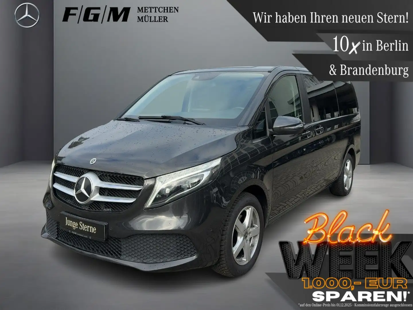 Mercedes-Benz V 220 d lang AHK|Kam|Keyless|LED|LMF|Navi Gris - 1