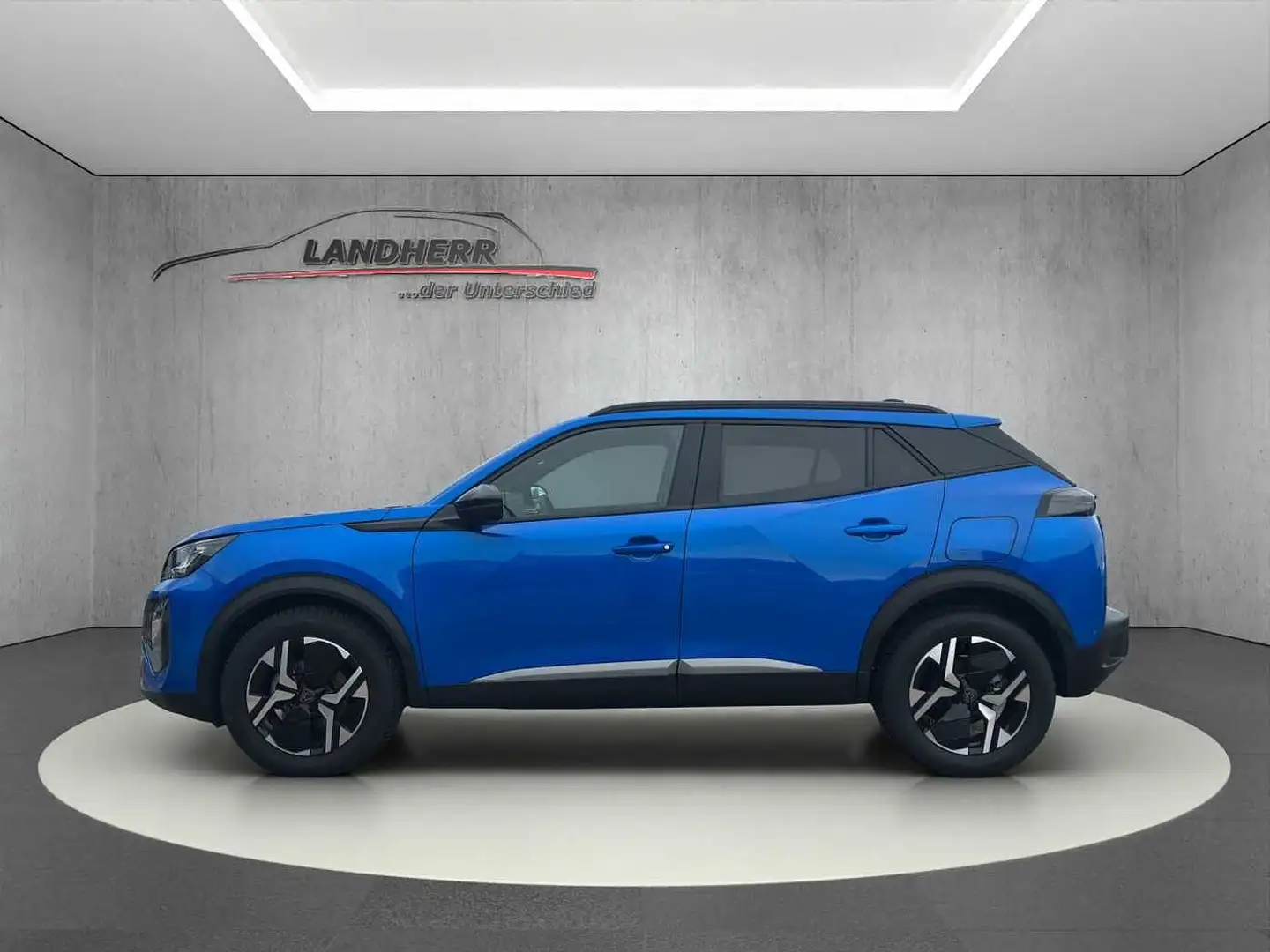 Peugeot 2008 Allure Teilleder/Navi/LED / SHZ Blau - 2