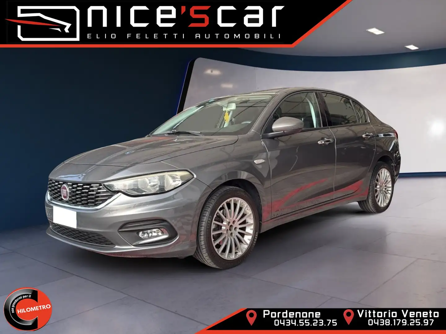 Fiat Tipo Tipo 1.4 4 porte Lounge Gris - 1